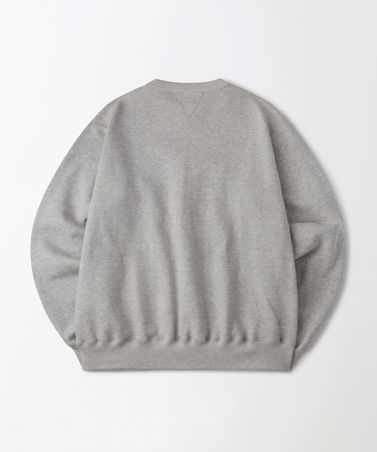 아웃스탠딩(OUTSTANDING) JAPANESE URAKE JERSEY TUBULAR SWEAT_3%MELANGE GRAY