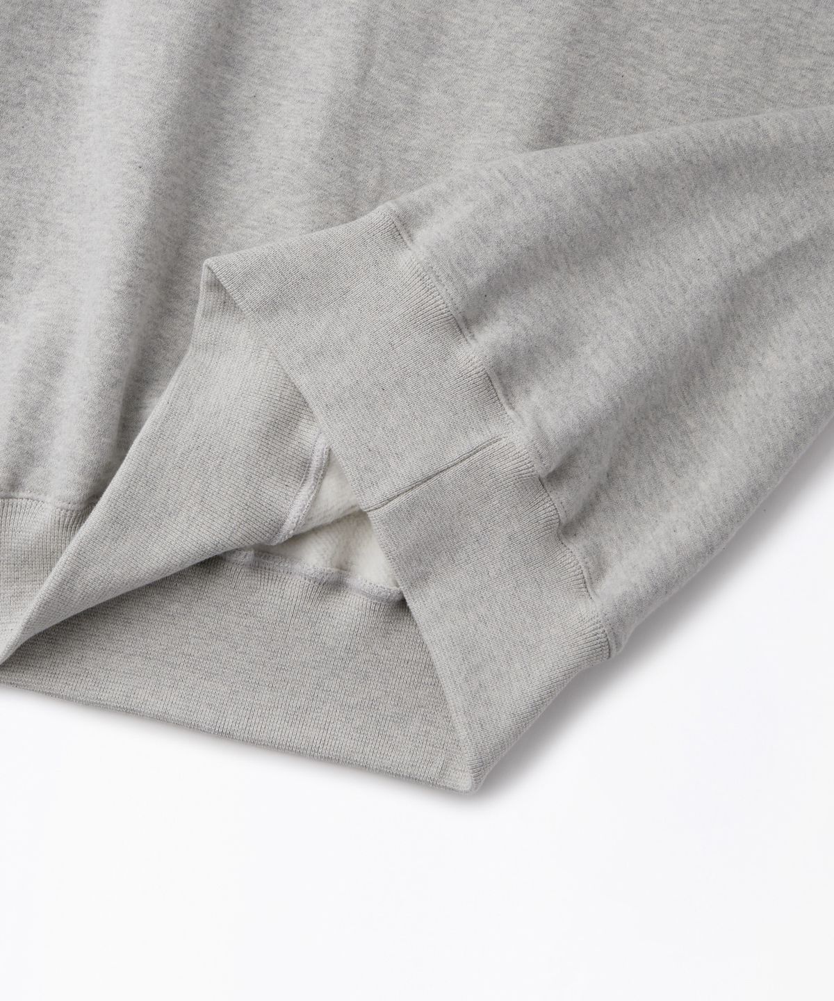 아웃스탠딩(OUTSTANDING) JAPANESE URAKE JERSEY TUBULAR SWEAT_3%MELANGE GRAY