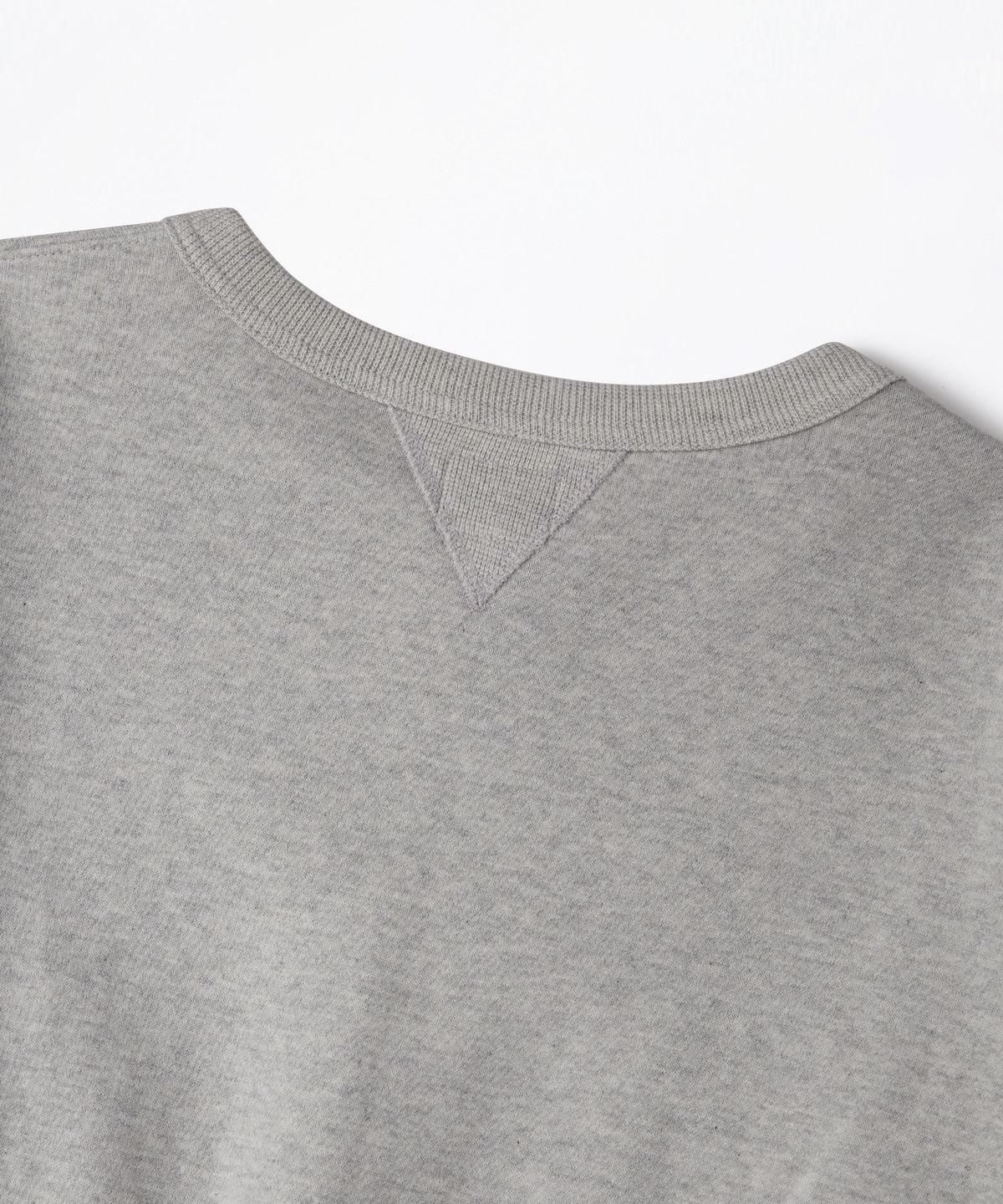 아웃스탠딩(OUTSTANDING) JAPANESE URAKE JERSEY TUBULAR SWEAT_3%MELANGE GRAY