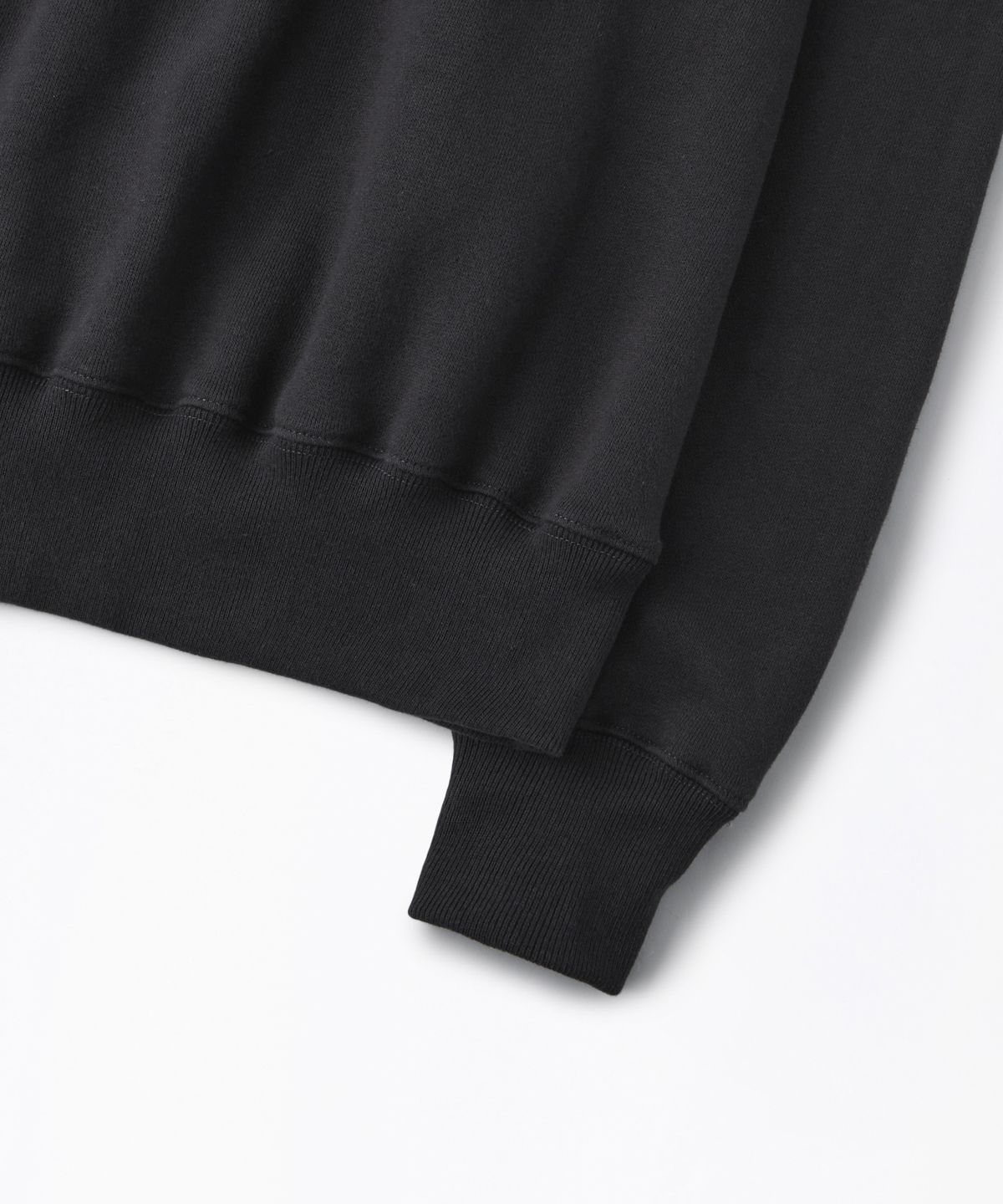 아웃스탠딩(OUTSTANDING) JAPANESE URAKE JERSEY TUBULAR SWEAT_VINTAGE BLACK