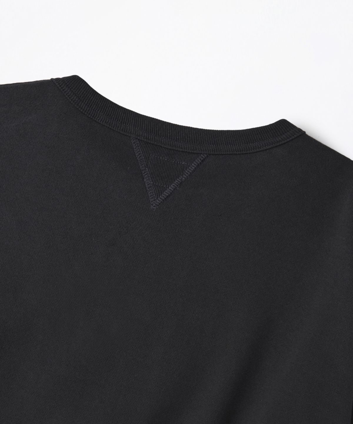 아웃스탠딩(OUTSTANDING) JAPANESE URAKE JERSEY TUBULAR SWEAT_VINTAGE BLACK