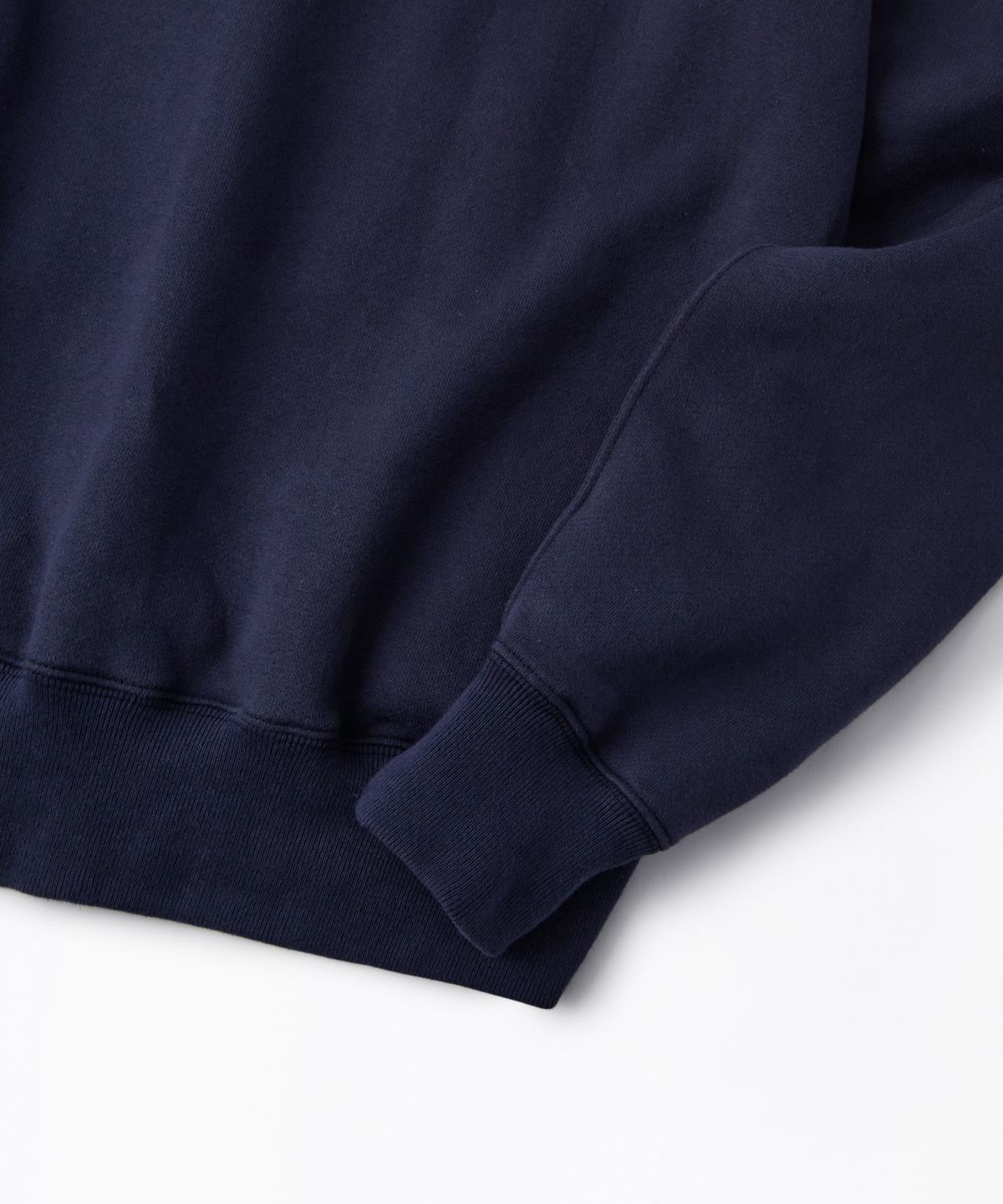 아웃스탠딩(OUTSTANDING) JAPANESE URAKE JERSEY TUBULAR SWEAT_VINTAGE NAVY