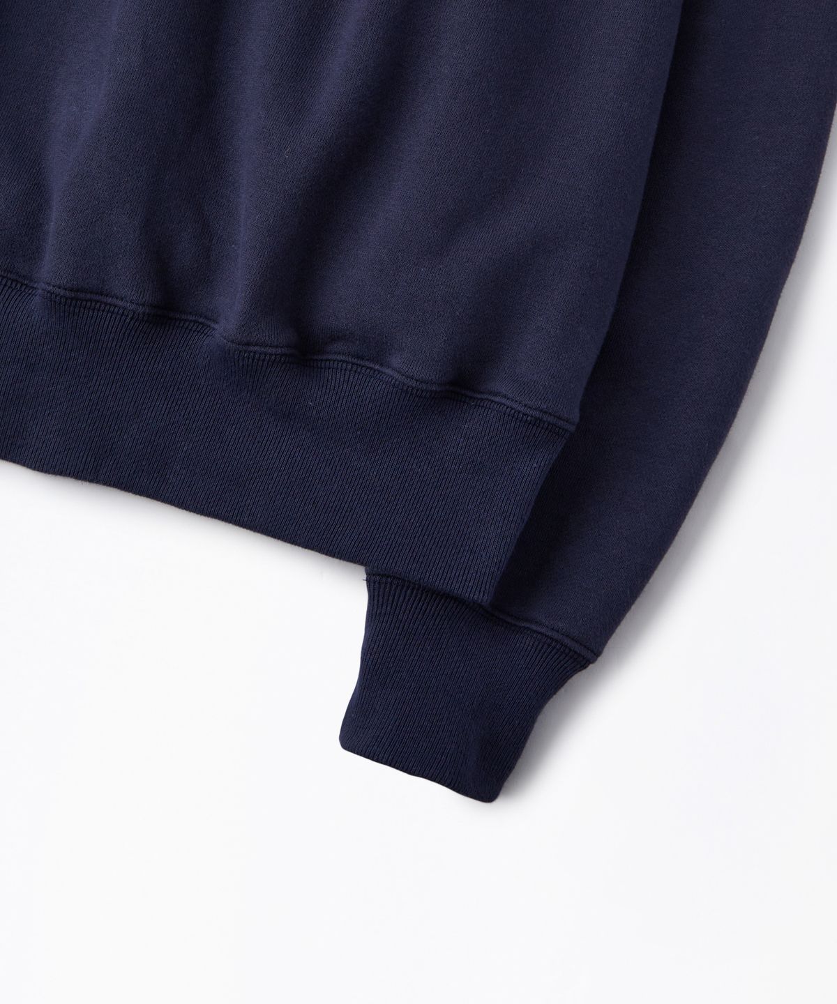 아웃스탠딩(OUTSTANDING) JAPANESE URAKE JERSEY TUBULAR SWEAT_VINTAGE NAVY