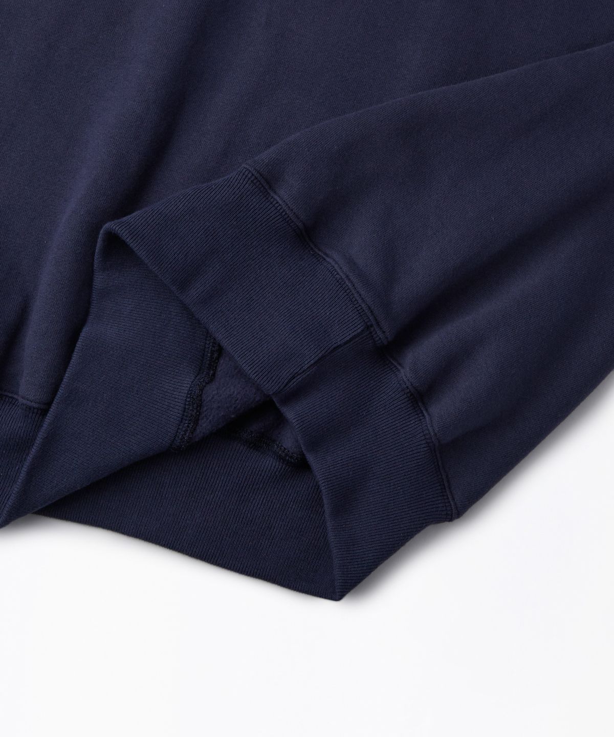 아웃스탠딩(OUTSTANDING) JAPANESE URAKE JERSEY TUBULAR SWEAT_VINTAGE NAVY