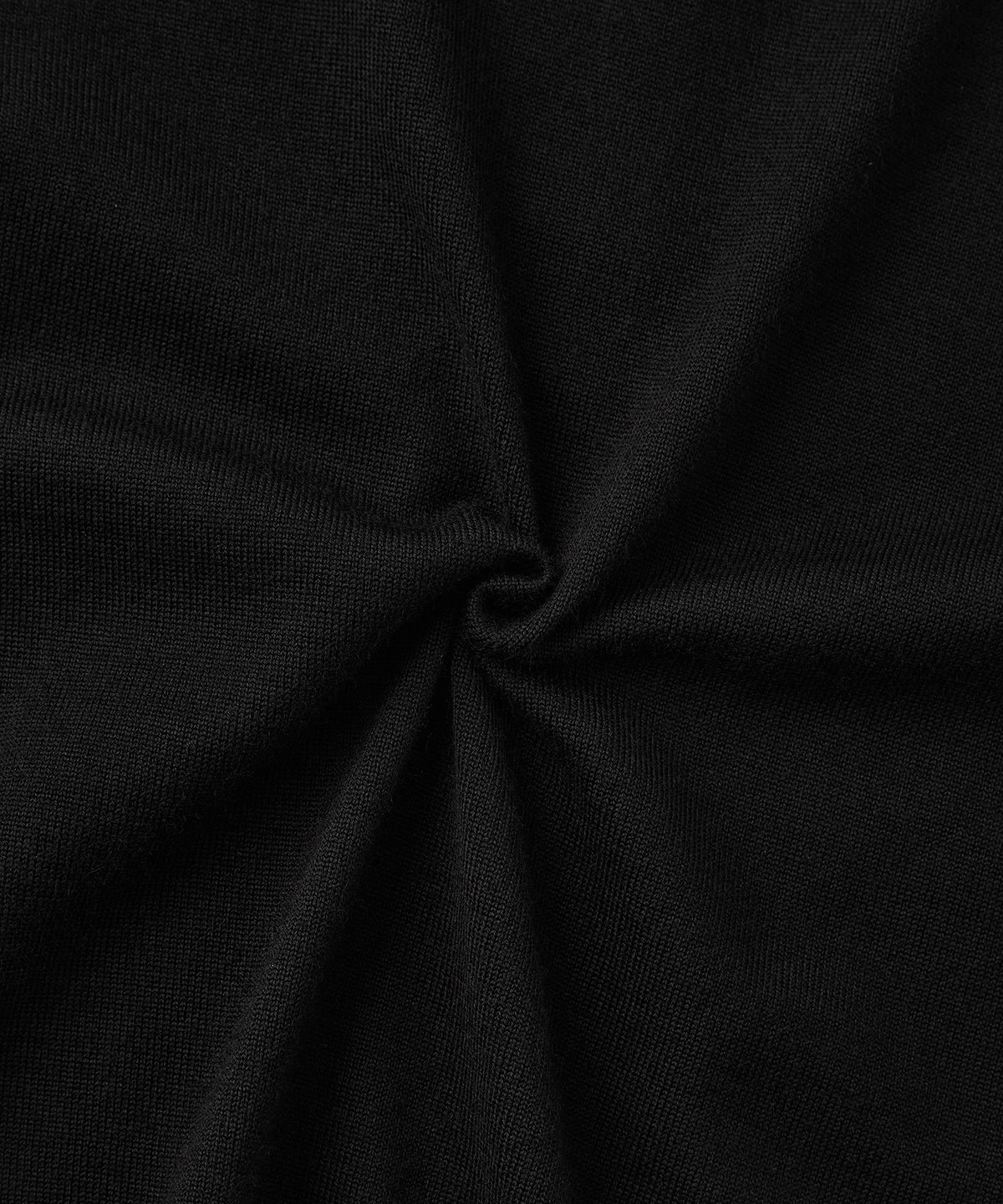 아웃스탠딩(OUTSTANDING) SOFT YARN MOCK NECK KNIT SWEATER_BLACK