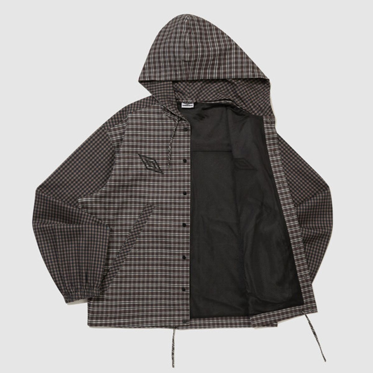 엄브로(UMBRO) [UMB X SLAM JAM] 더블 체크 자켓 브라운 UR311OJK91