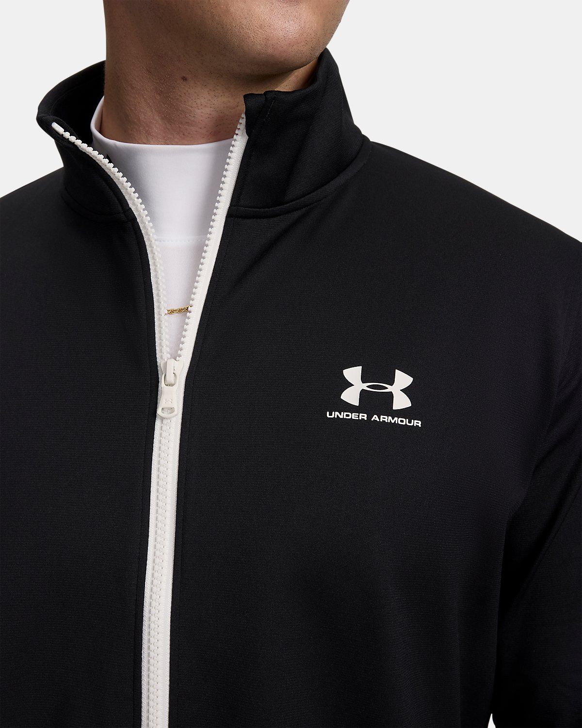 언더아머(UNDERARMOUR) 남성 UA 스포츠스타일 트리콧 재킷 1329293-002