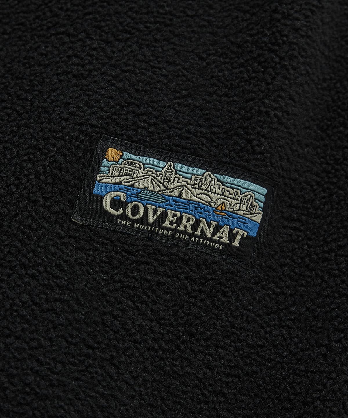커버낫(COVERNAT) 웜온 플리스 자켓 블랙