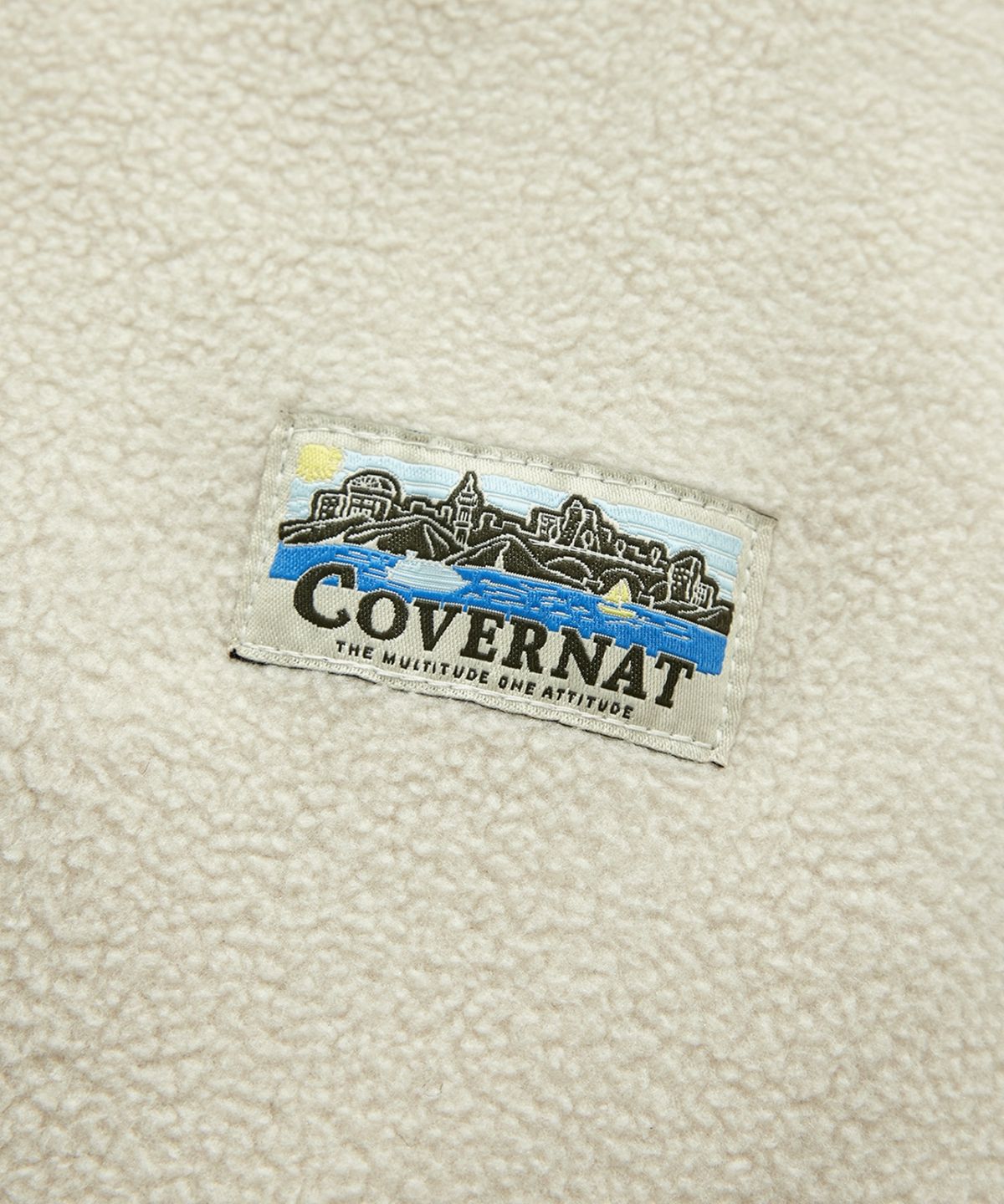 커버낫(COVERNAT) 웜온 플리스 자켓 오트밀