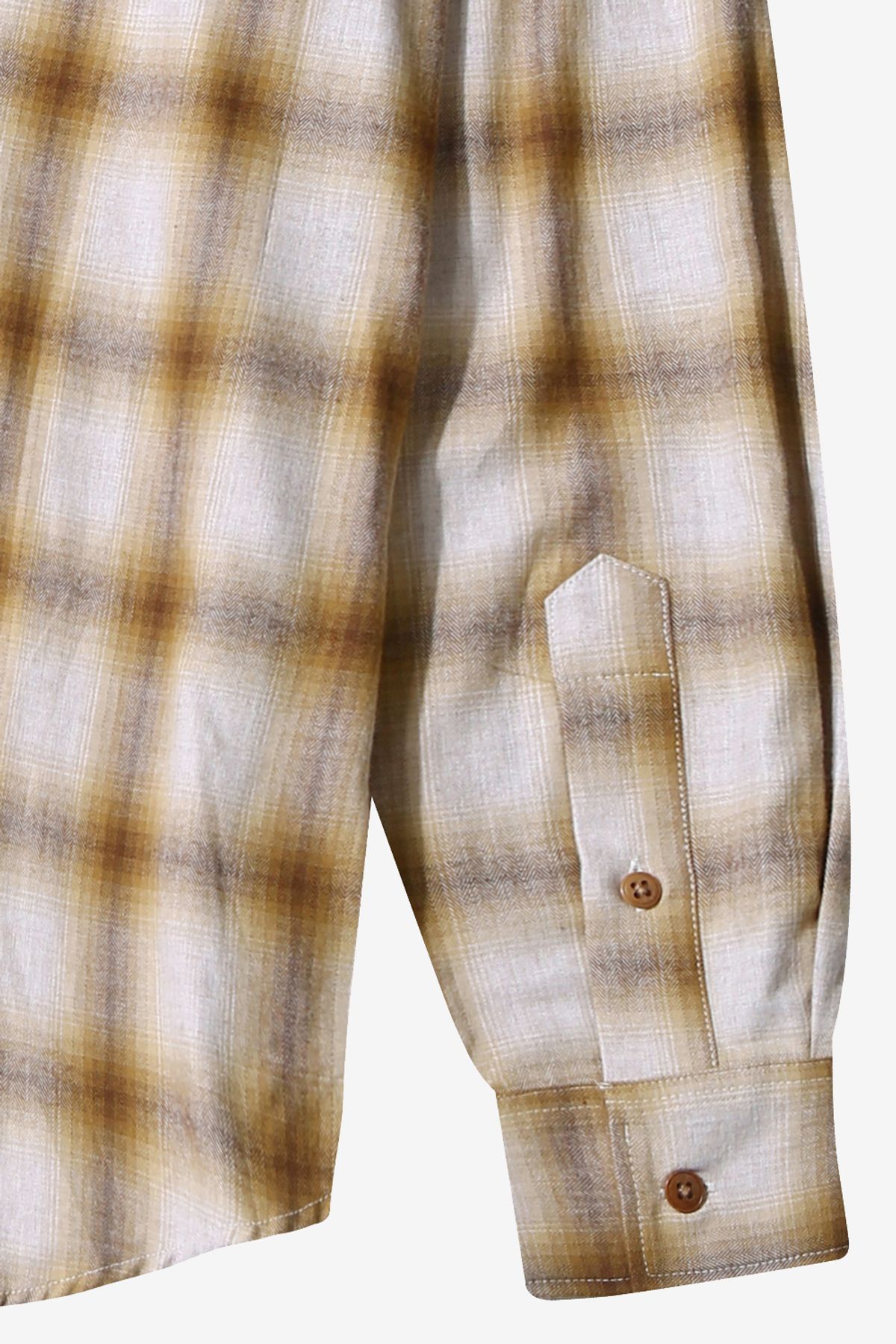 르몽생미셸(LE MONT ST MICHEL) CORNIL-CHECKED OVERSHIRT_Brown