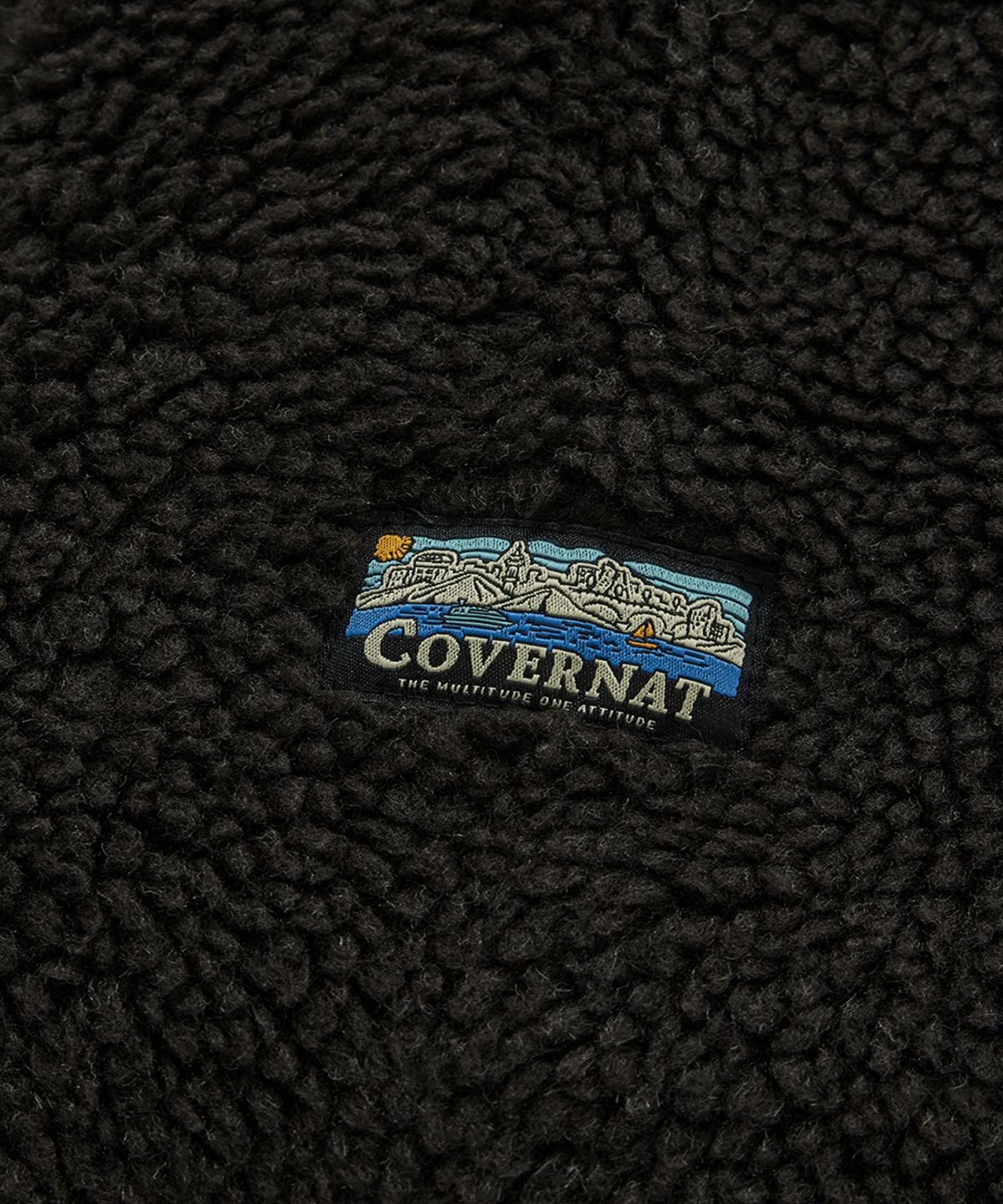 커버낫(COVERNAT) 쉐르파 자켓 차콜