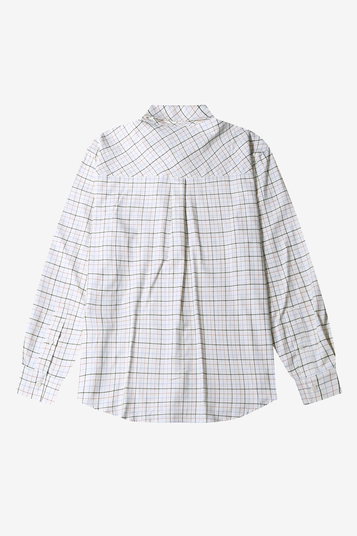 르몽생미셸(LE MONT ST MICHEL) CORNIL-CHECKED OVERSHIRT_White