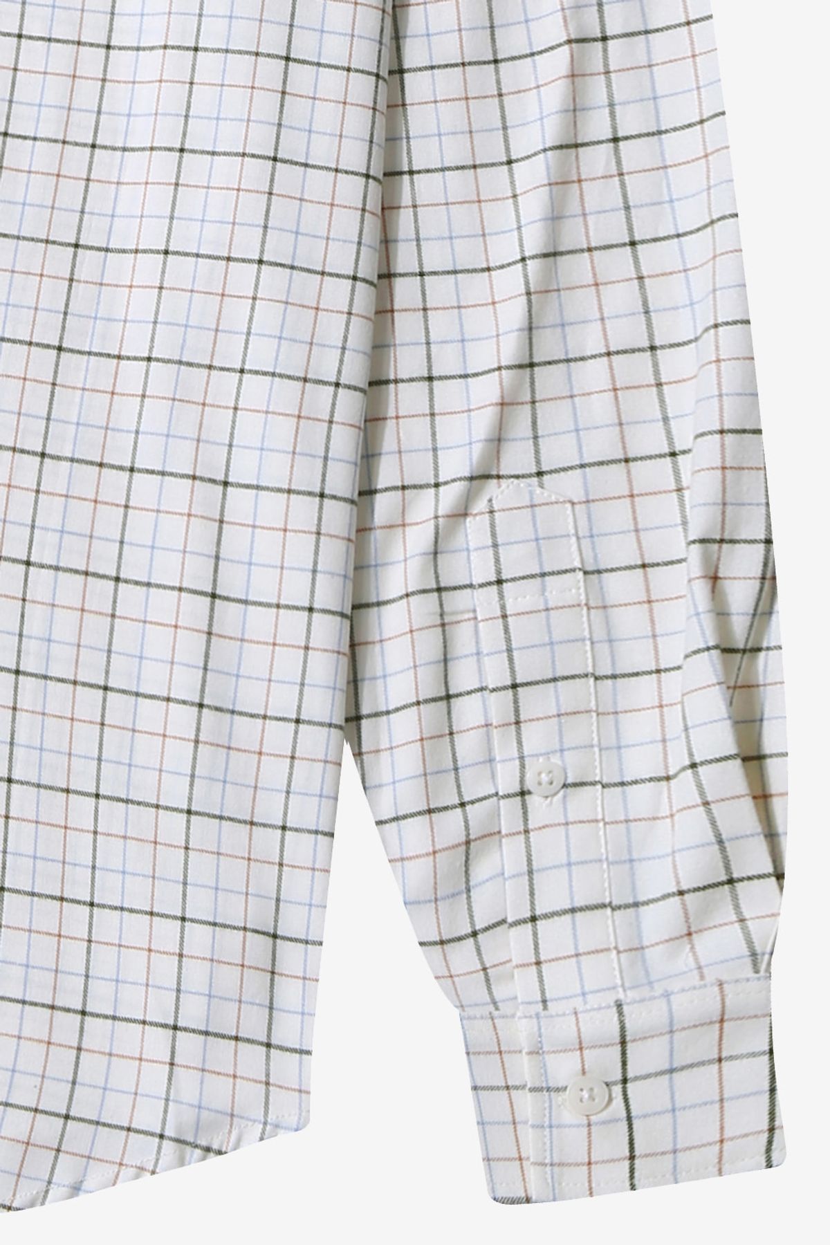르몽생미셸(LE MONT ST MICHEL) CORNIL-CHECKED OVERSHIRT_White