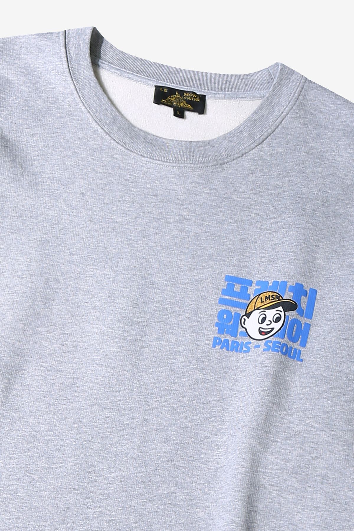 르몽생미셸(LE MONT ST MICHEL) THAMAR-PRINTED SWEATSHIRT_Grey