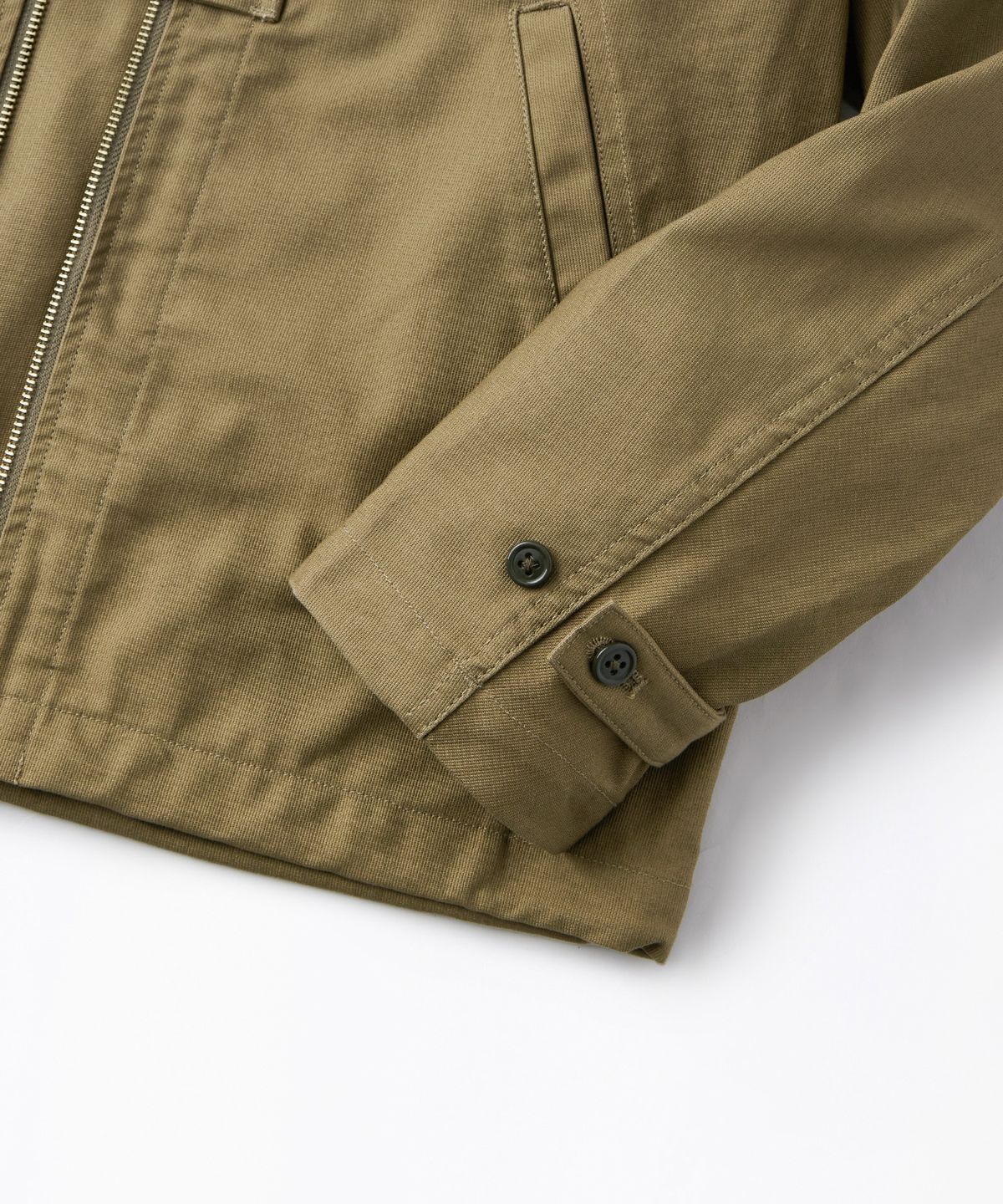 아웃스탠딩(OUTSTANDING) JUNGLE CLOTH DECK HOOD JACKET_KHAKI