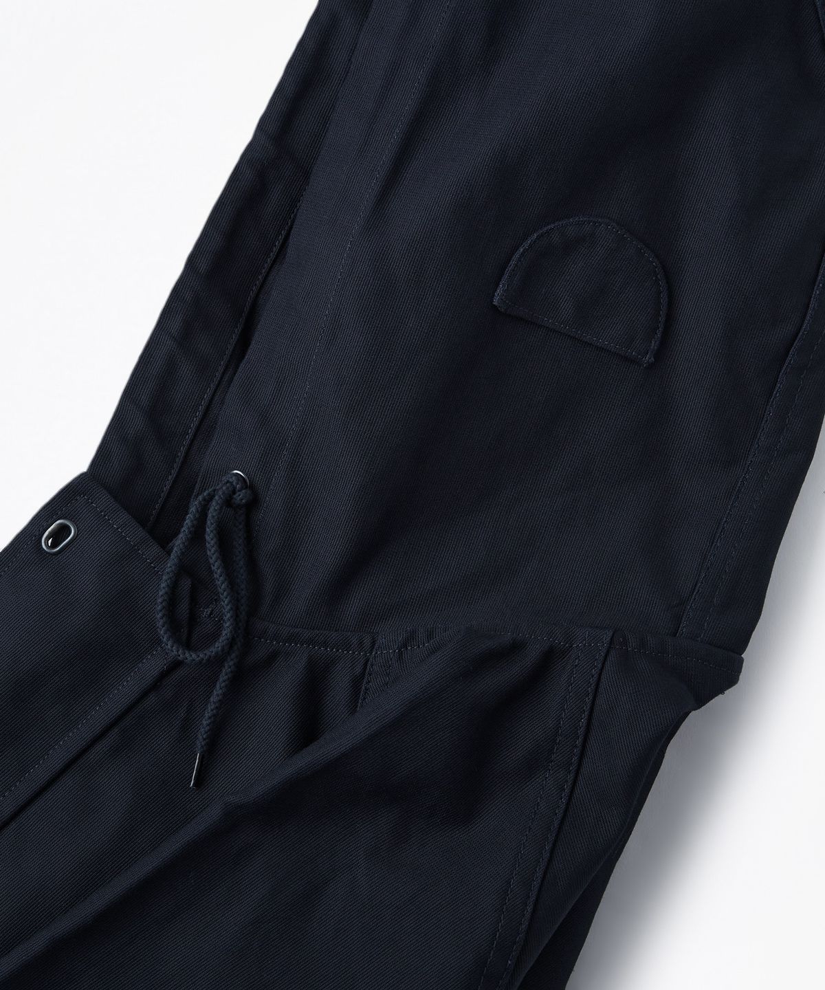 아웃스탠딩(OUTSTANDING) JUNGLE CLOTH DECK HOOD JACKET_NAVY