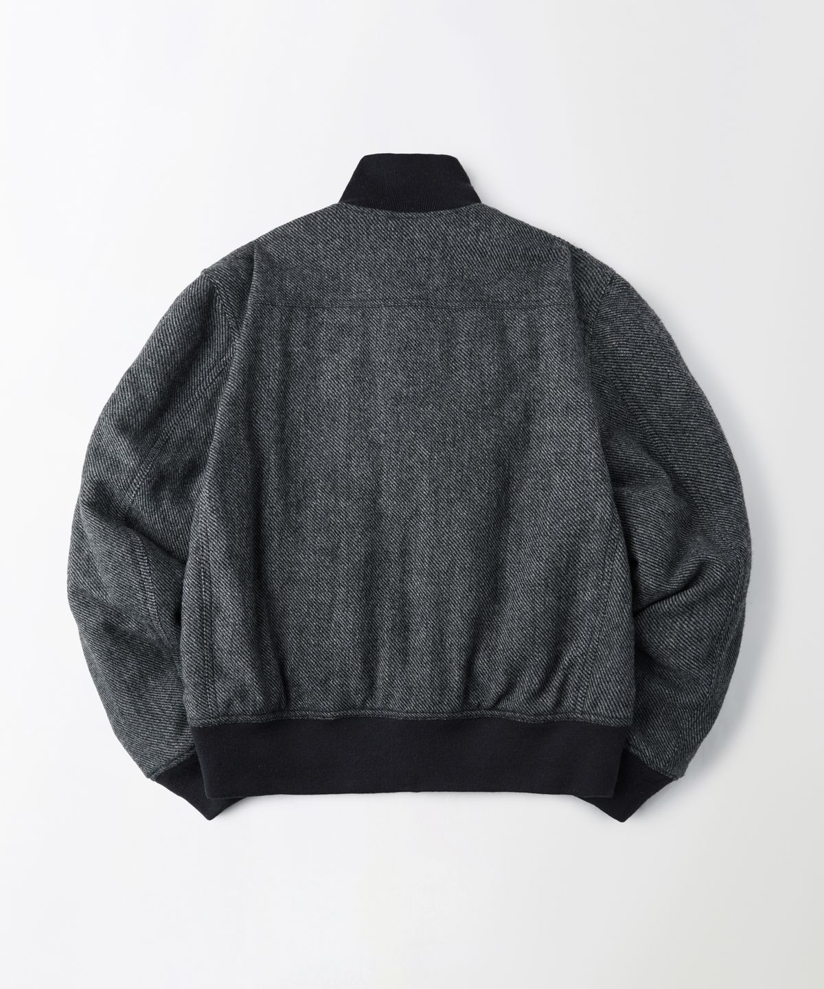아웃스탠딩(OUTSTANDING) WOOL A-1 JACKET_CHARCOAL