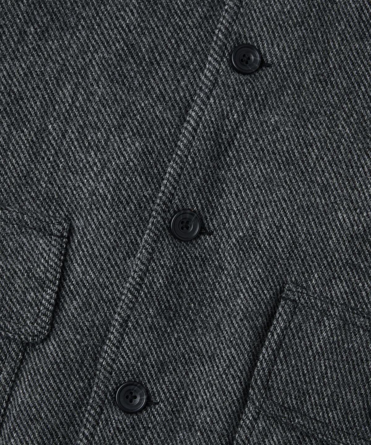 아웃스탠딩(OUTSTANDING) WOOL A-1 JACKET_CHARCOAL