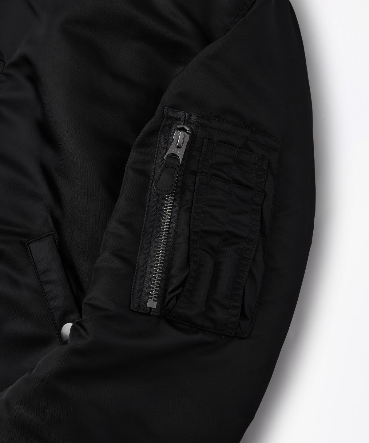 아웃스탠딩(OUTSTANDING) MA-1 FLIGHT JACKET(WOOL INSULATION)_BLACK