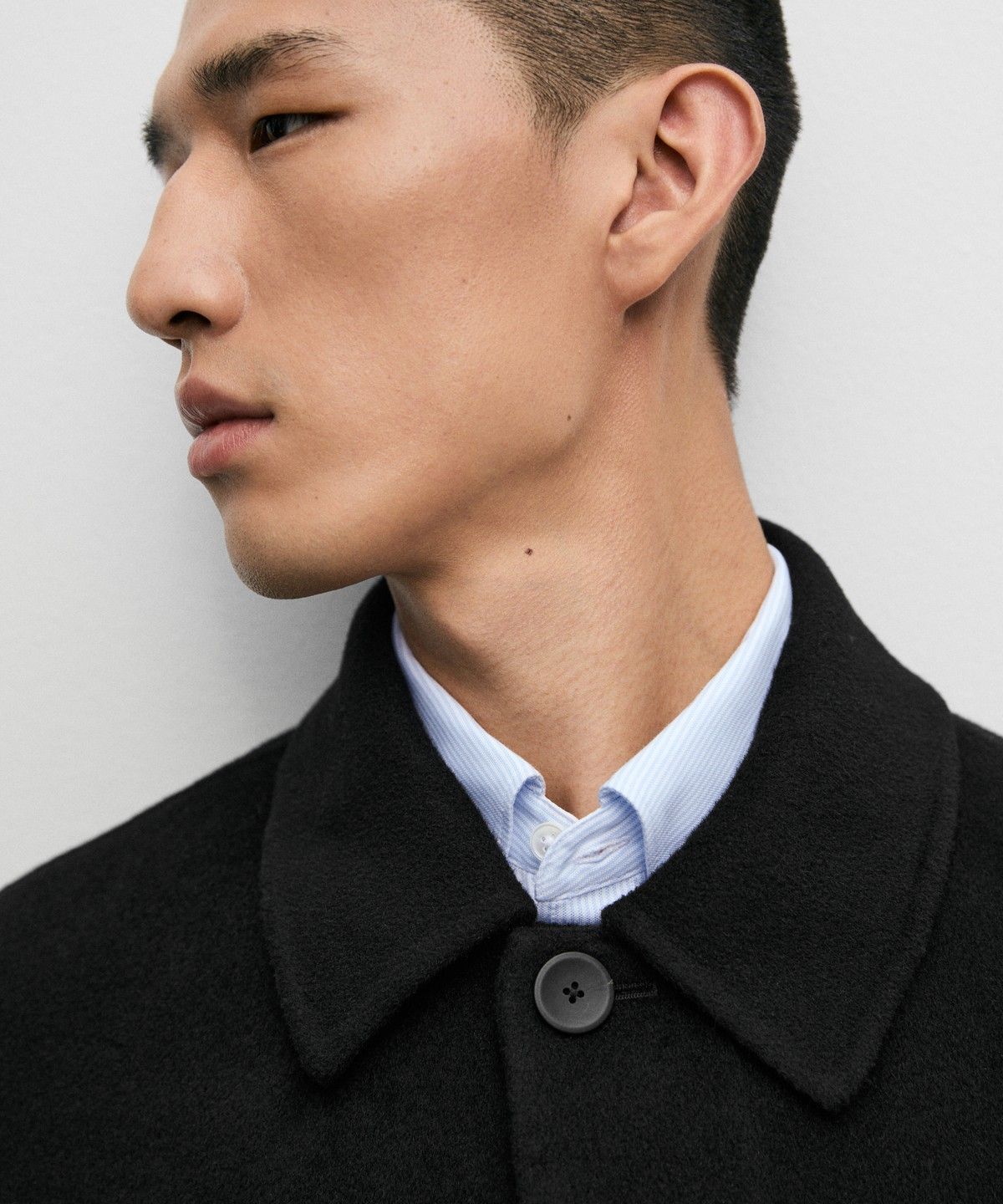 마시모두띠(MASSIMO DUTTI) 울 블렌드 더블 페이스 코트