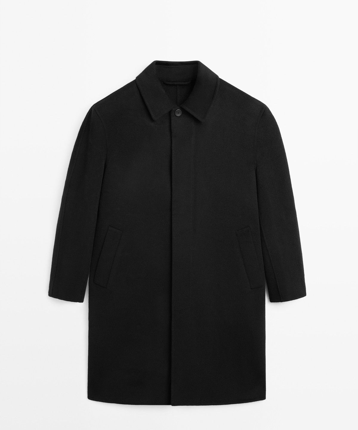 마시모두띠(MASSIMO DUTTI) 울 블렌드 더블 페이스 코트