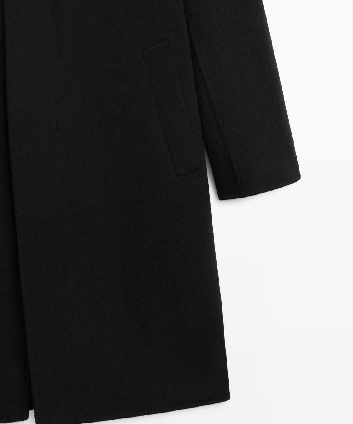 마시모두띠(MASSIMO DUTTI) 울 블렌드 더블 페이스 코트