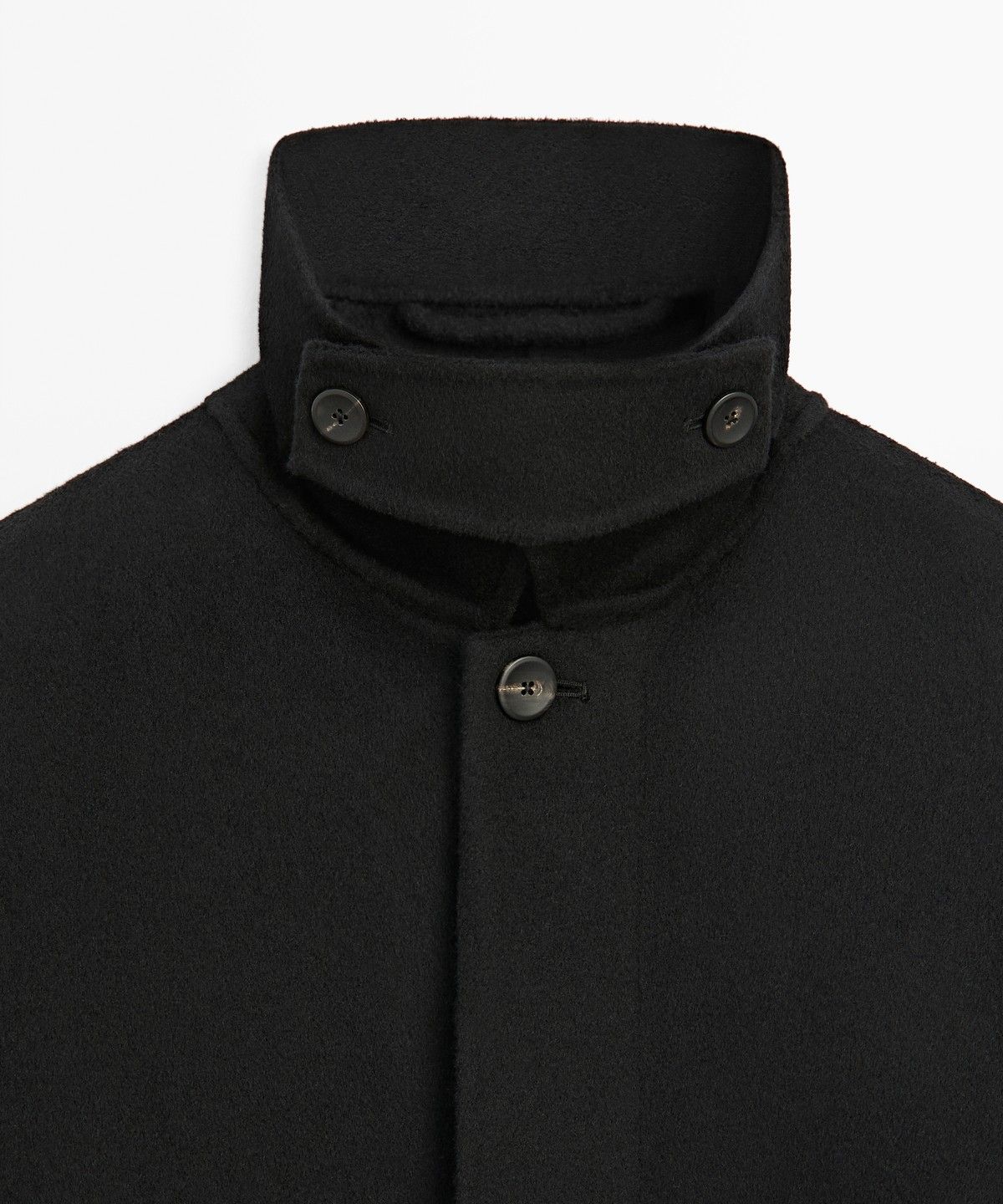 마시모두띠(MASSIMO DUTTI) 울 블렌드 더블 페이스 코트