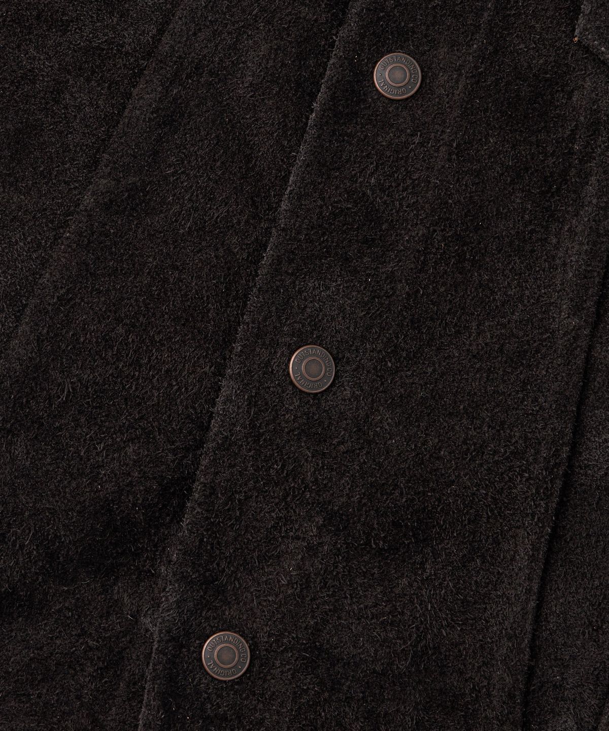 아웃스탠딩(OUTSTANDING) [MUT lab] 60S ROUGHOUT TRUCKER JACKET_BROWN