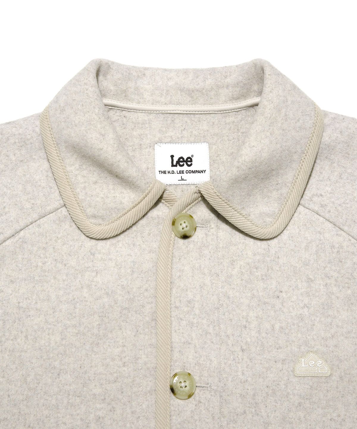 리(LEE) 래글런 숏 코트 아이보리