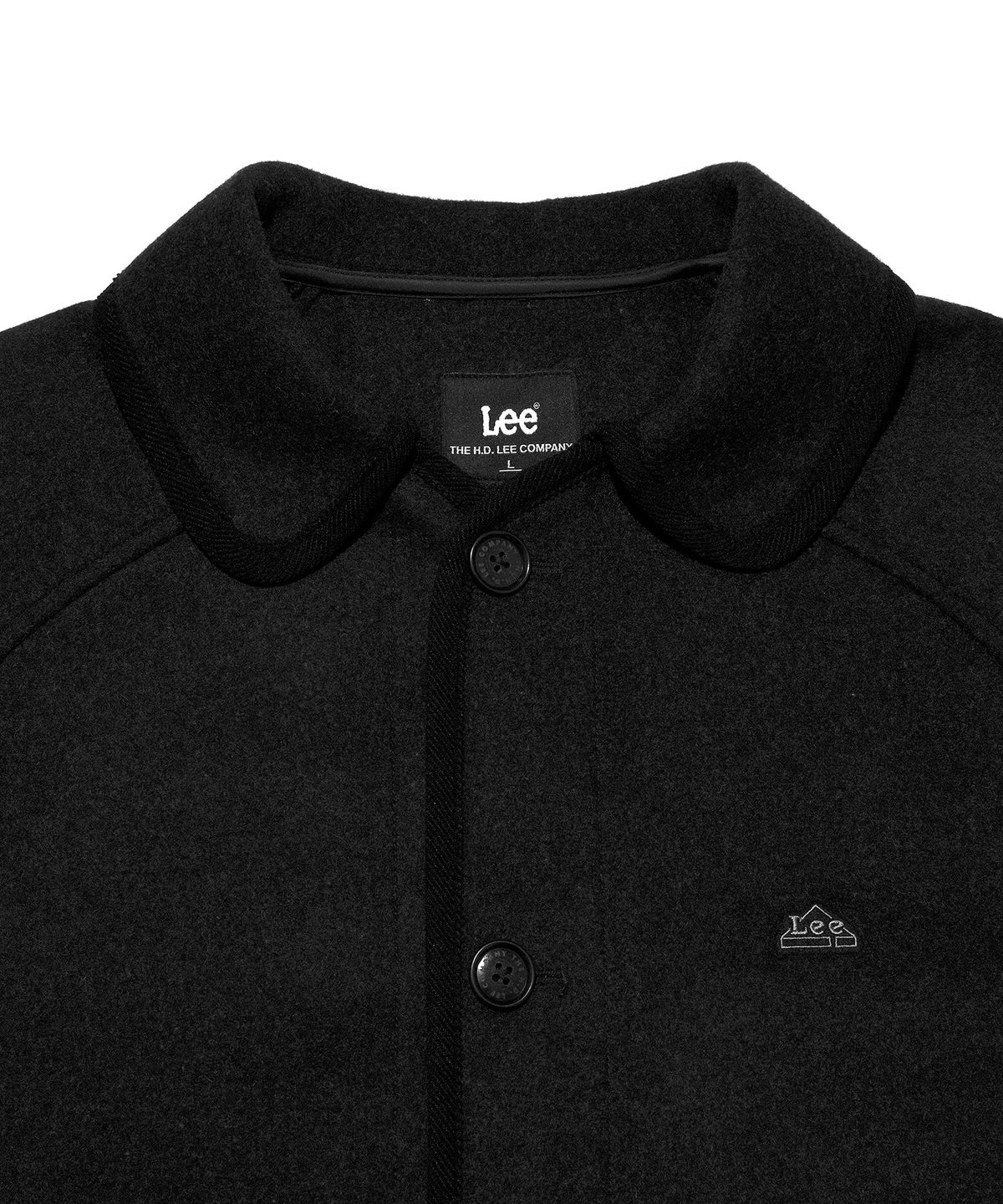 리(LEE) 래글런 숏 코트 챠콜