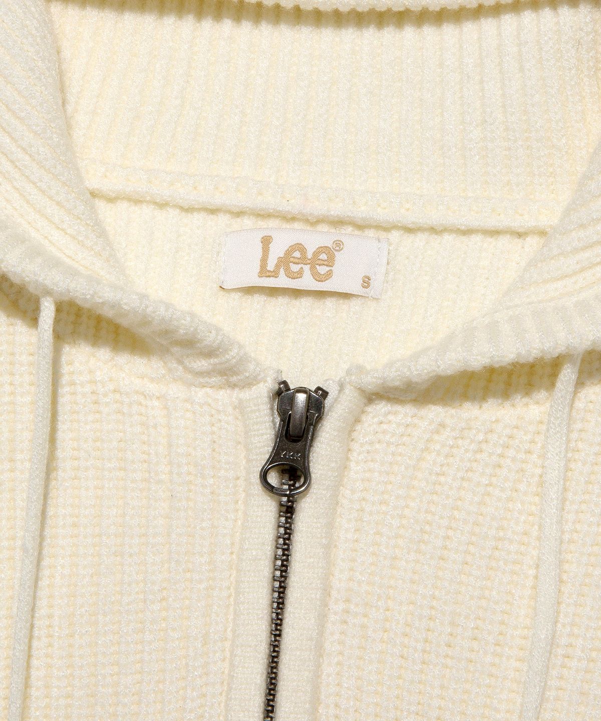 리(LEE) 우먼 후드 집업 가디건 아이보리