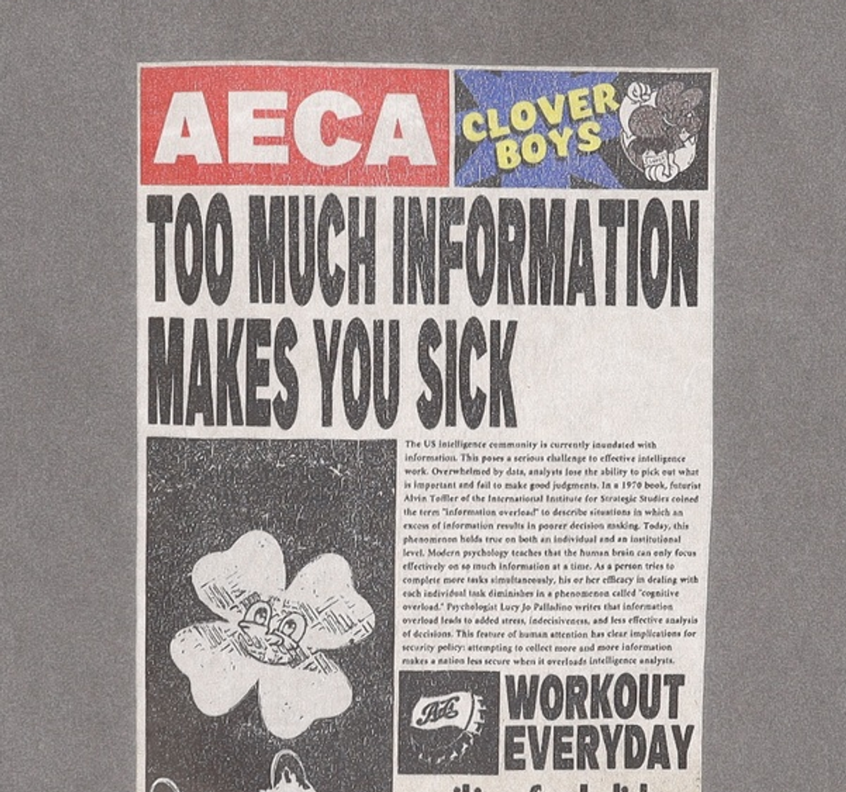 에이카화이트(AECA) 반소매 티셔츠 XL