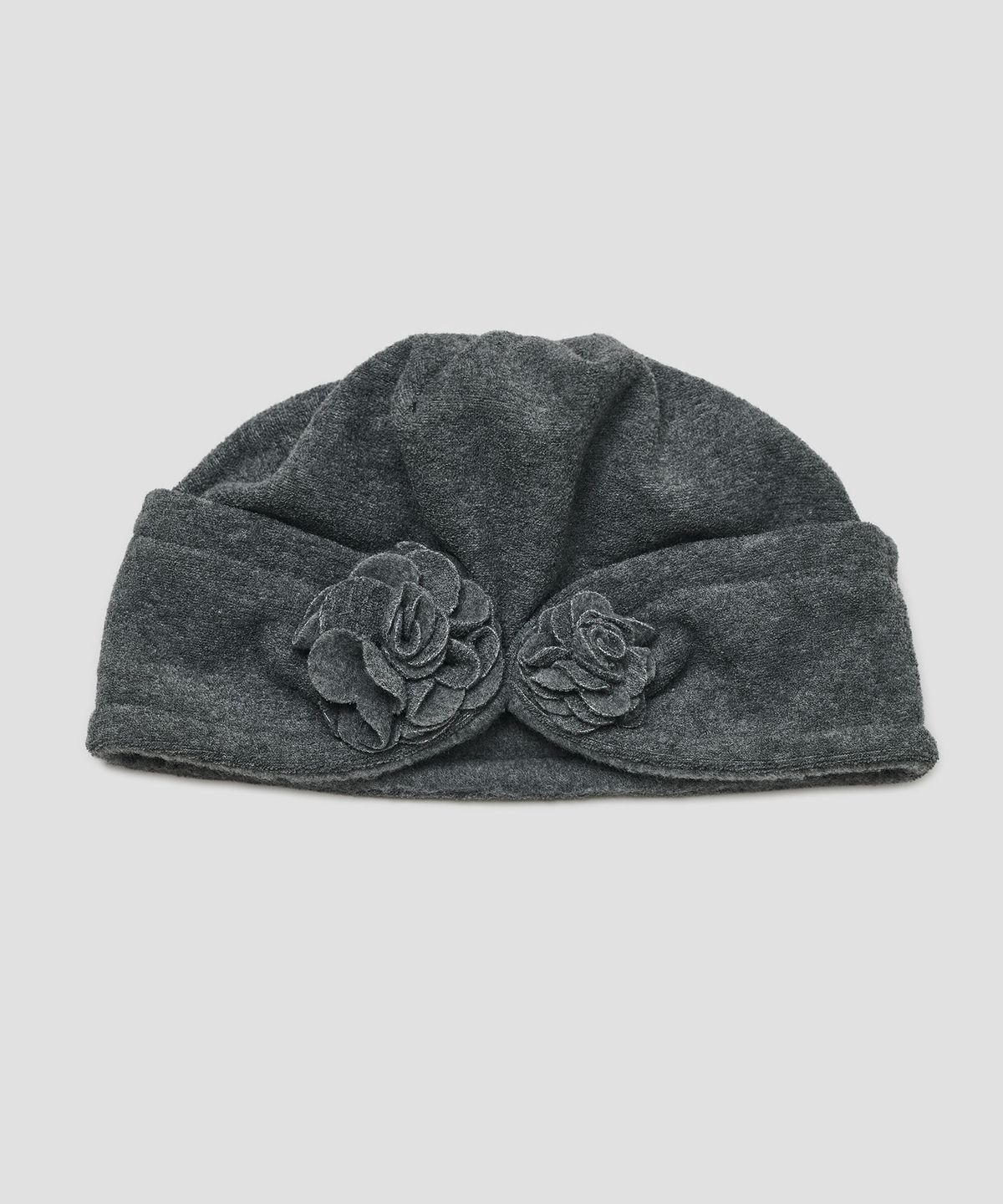 타입서비스(TYPESERVICE) Flower Fleece Beanie [Gray]