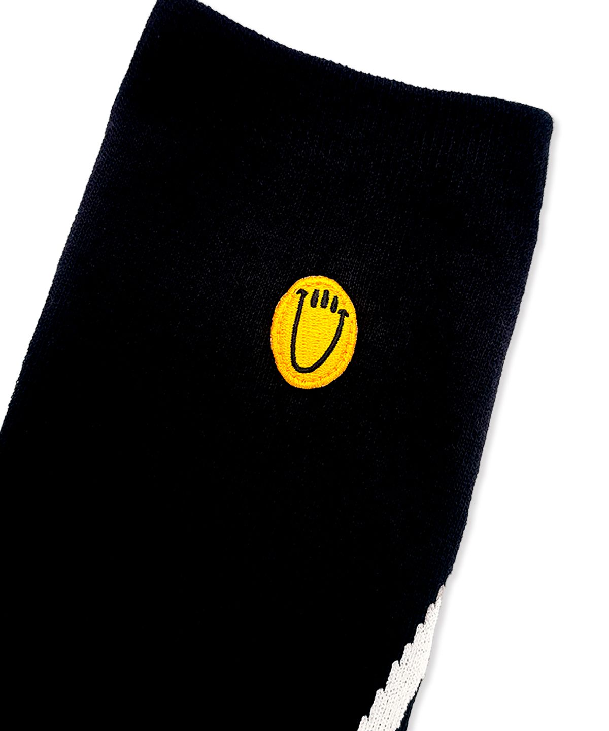 욜프(YORF) YORF LONG SOCKS LOGO BLACK 롱삭스 로고 블랙