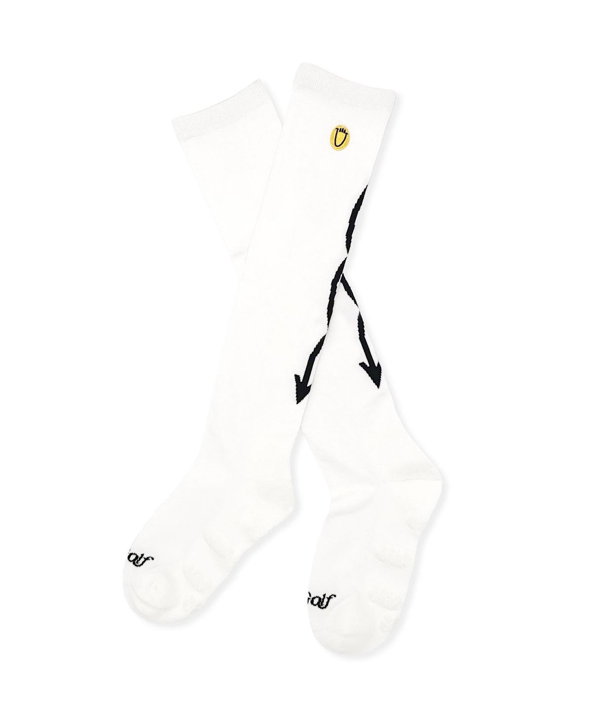 욜프(YORF) YORF LONG SOCKS LOGO WHITE 롱삭스 로고 화이트