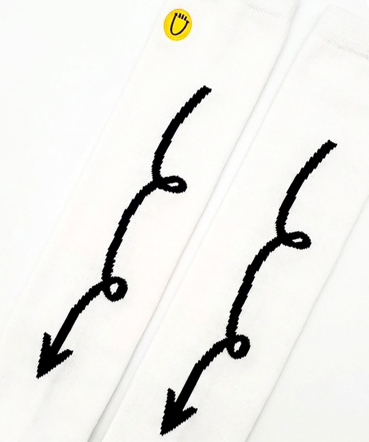 욜프(YORF) YORF LONG SOCKS LOGO WHITE 롱삭스 로고 화이트