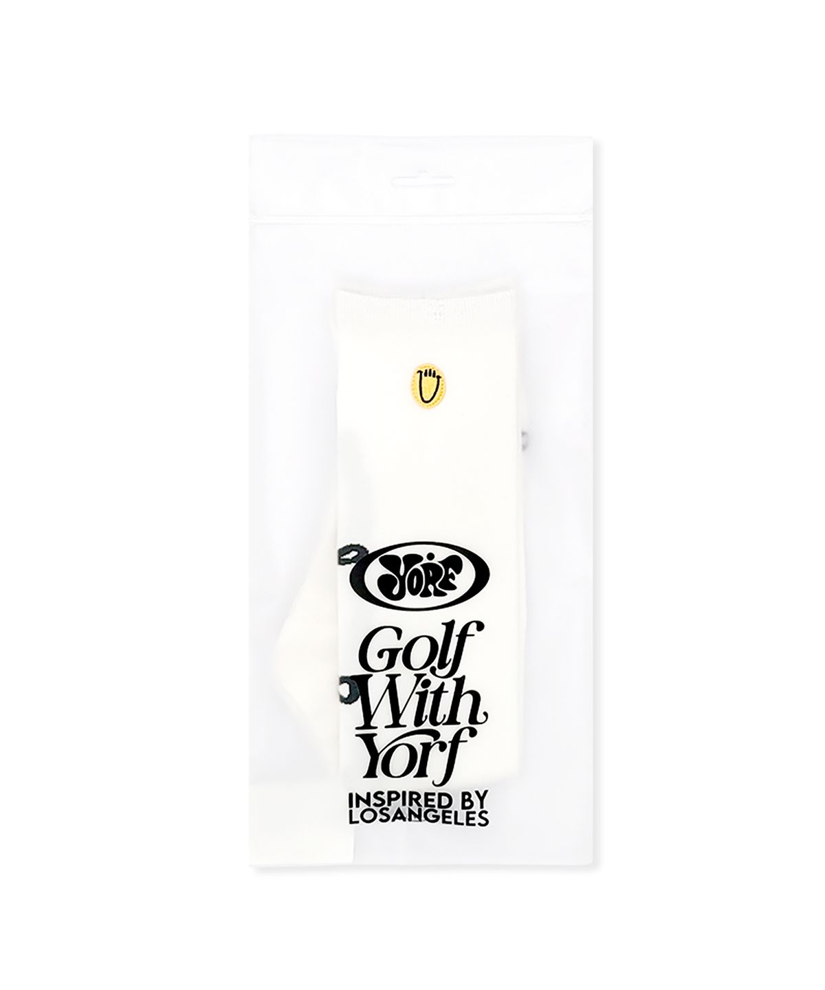 욜프(YORF) YORF LONG SOCKS LOGO WHITE 롱삭스 로고 화이트