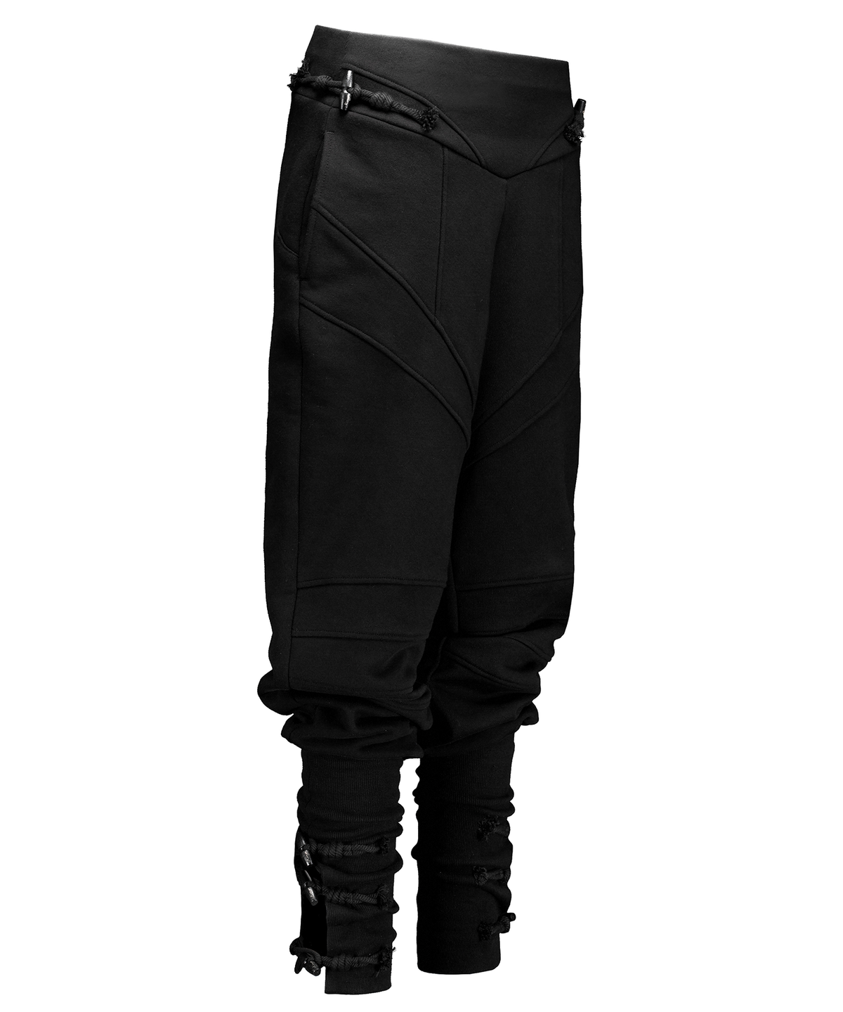 키묘(KIMYO) MACRAMÉ TOGGLE DROP-CROTCH PANTS