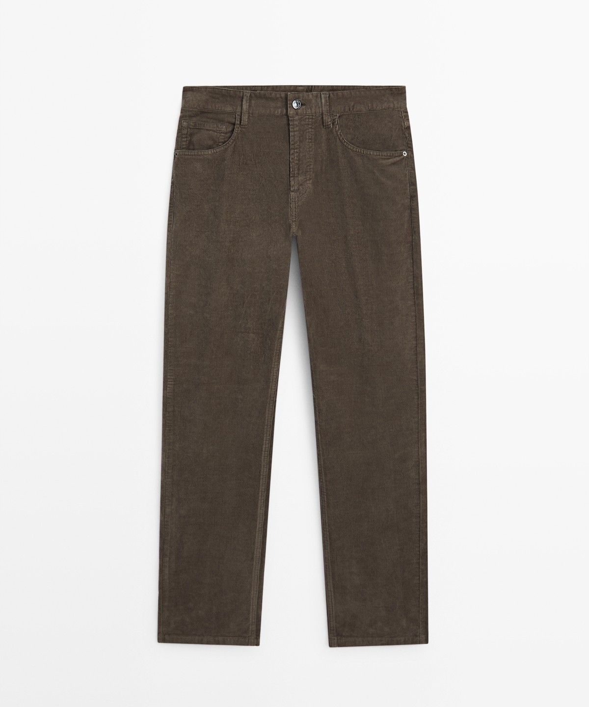마시모두띠(MASSIMO DUTTI) 테이퍼드 핏 코듀로이 팬츠