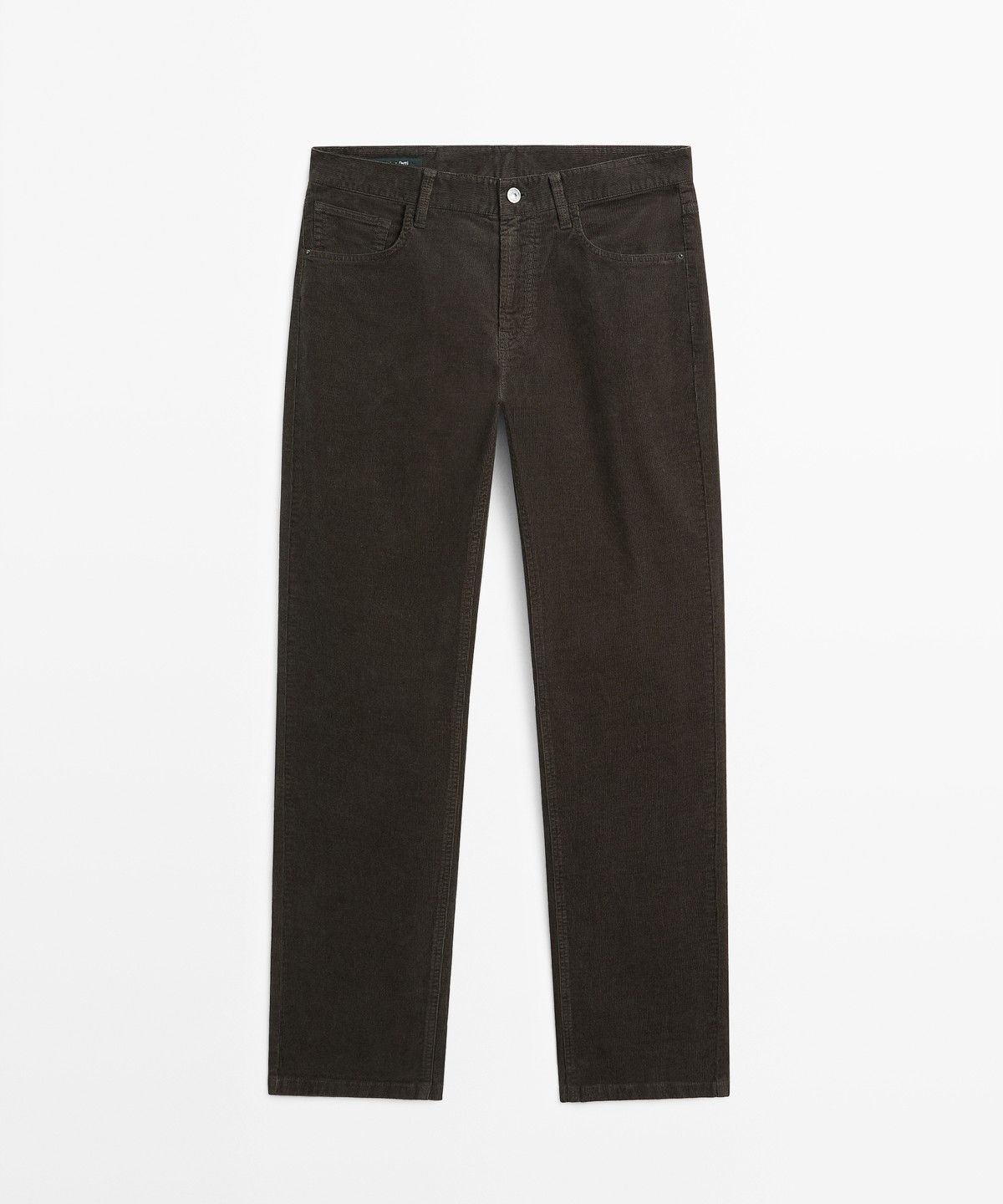 마시모두띠(MASSIMO DUTTI) 테이퍼드 핏 코듀로이 팬츠