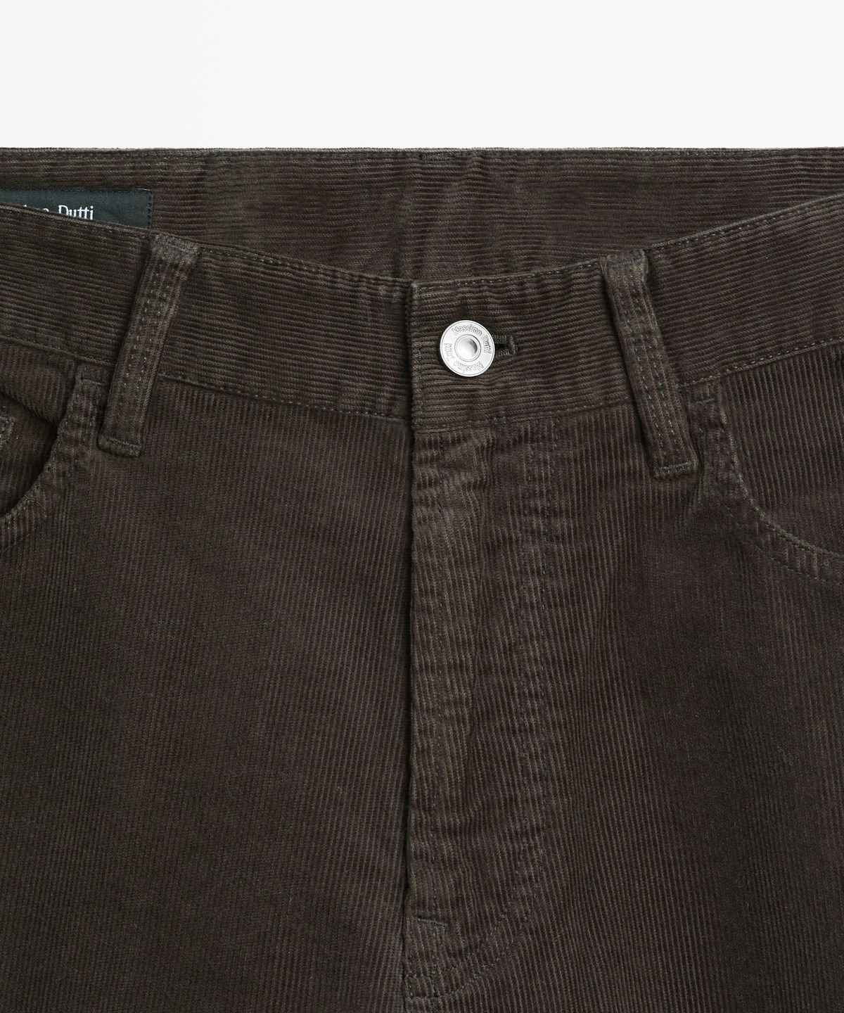 마시모두띠(MASSIMO DUTTI) 테이퍼드 핏 코듀로이 팬츠