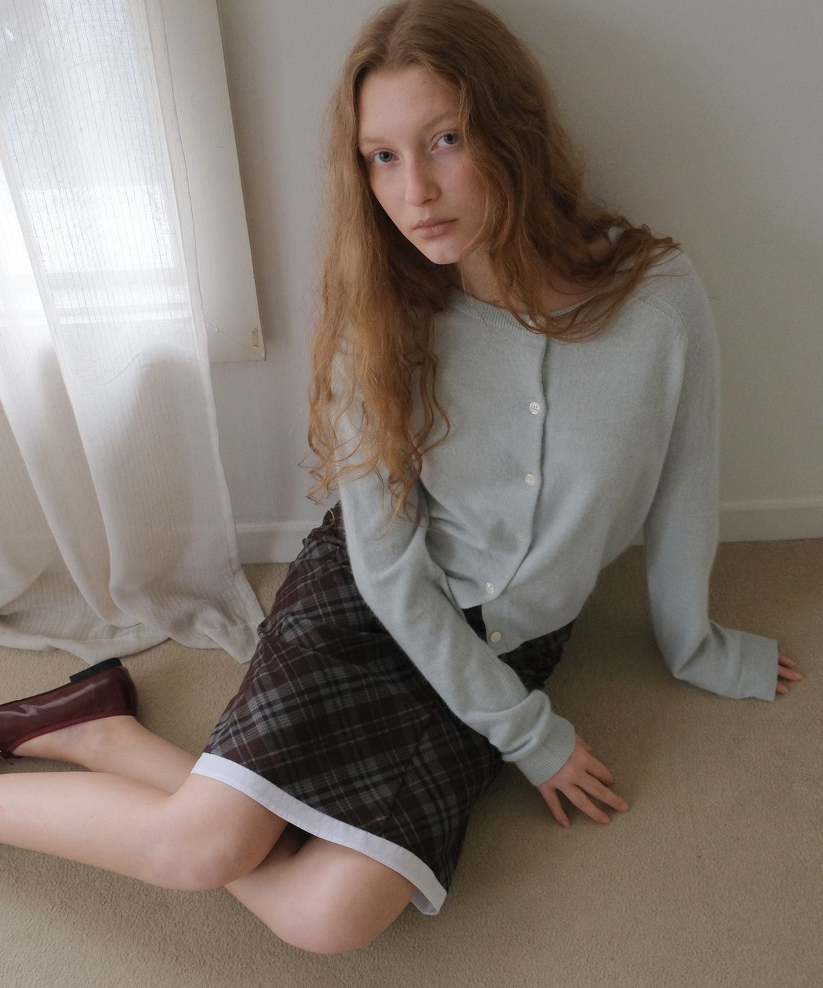 타버트(TARVERT) Tivern Wool Knit Cardigan - Mint