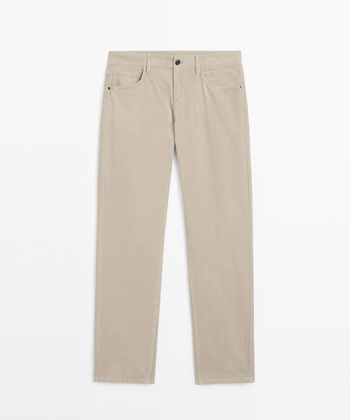 마시모두띠(MASSIMO DUTTI) 테이퍼드 핏 코듀로이 팬츠