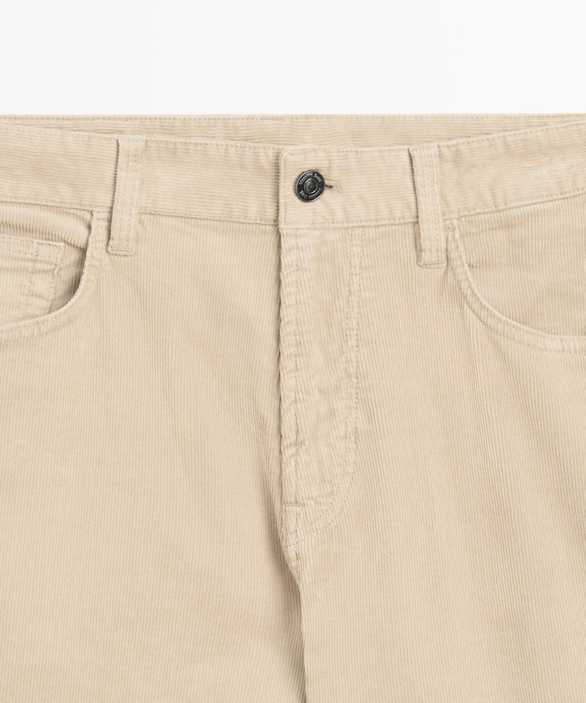 마시모두띠(MASSIMO DUTTI) 테이퍼드 핏 코듀로이 팬츠