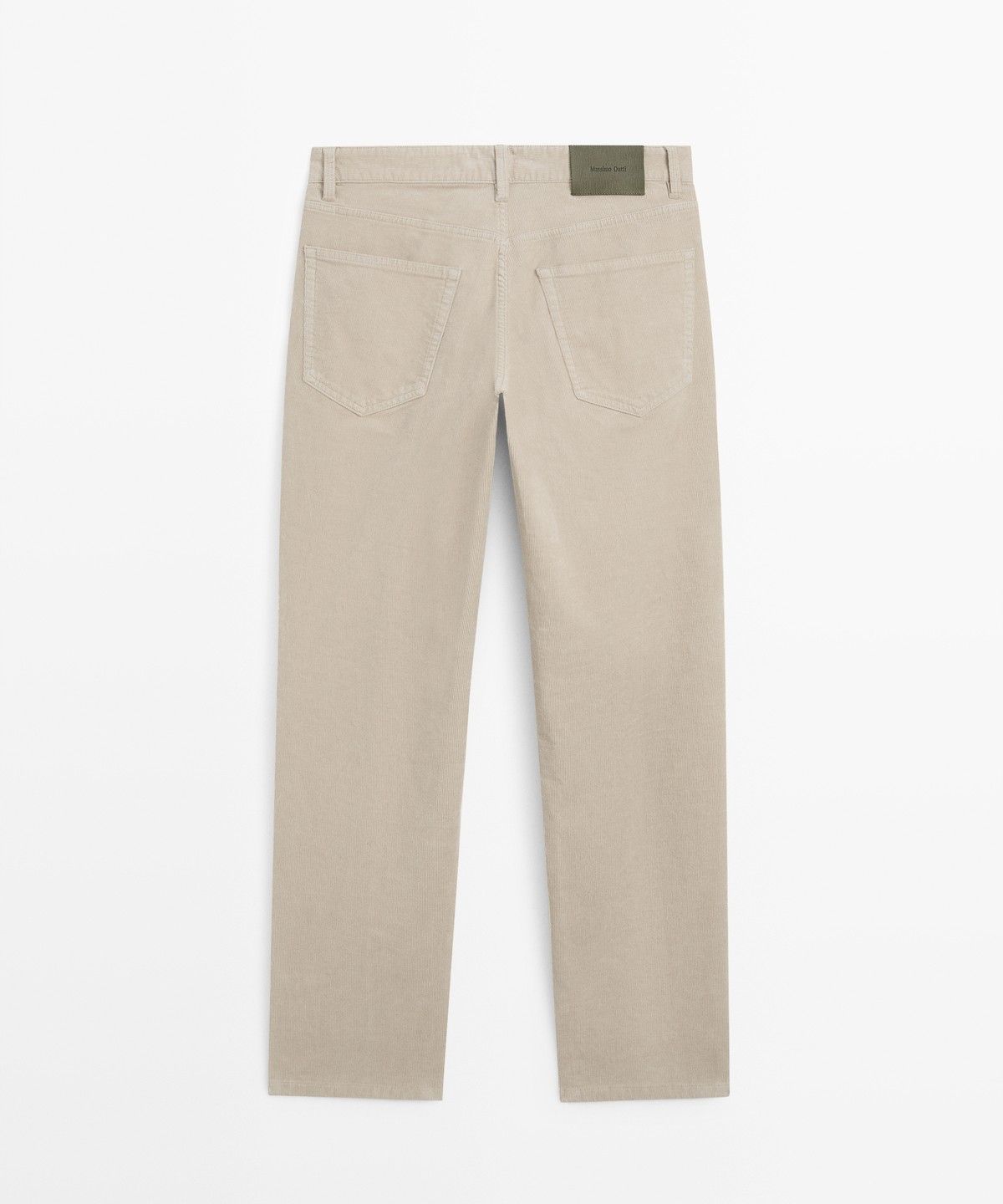 마시모두띠(MASSIMO DUTTI) 테이퍼드 핏 코듀로이 팬츠