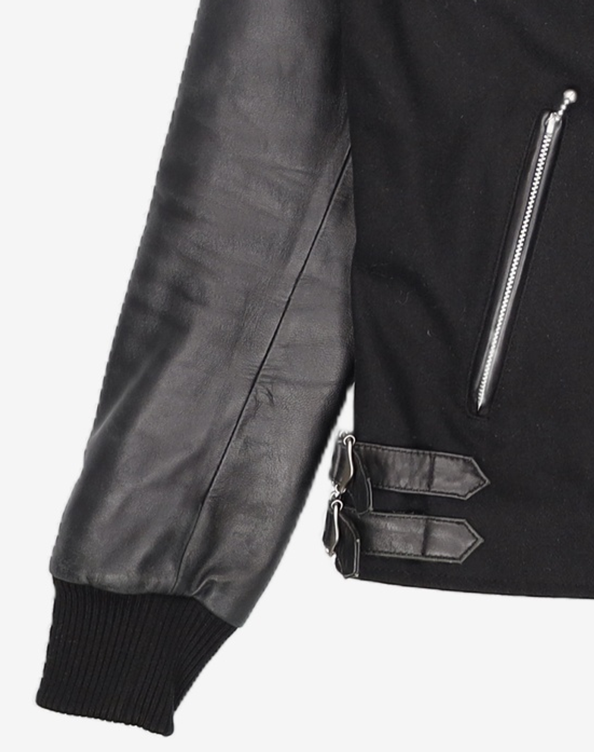 루블랑(LOUPS BLANCS) Black Chafer Stadium Rider Jacket 3