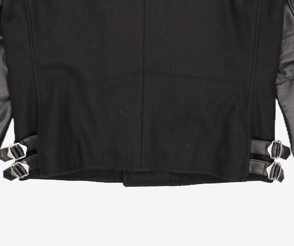 루블랑(LOUPS BLANCS) Black Chafer Stadium Rider Jacket 3