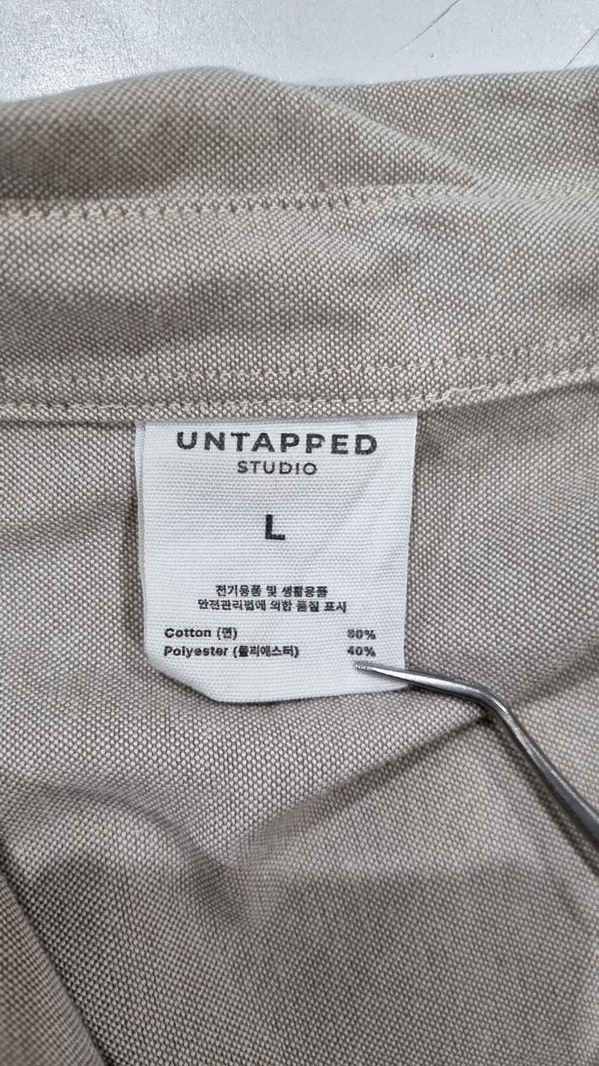 언탭트 스튜디오(UNTAPPED STUDIO) 캐주얼 셔츠 L