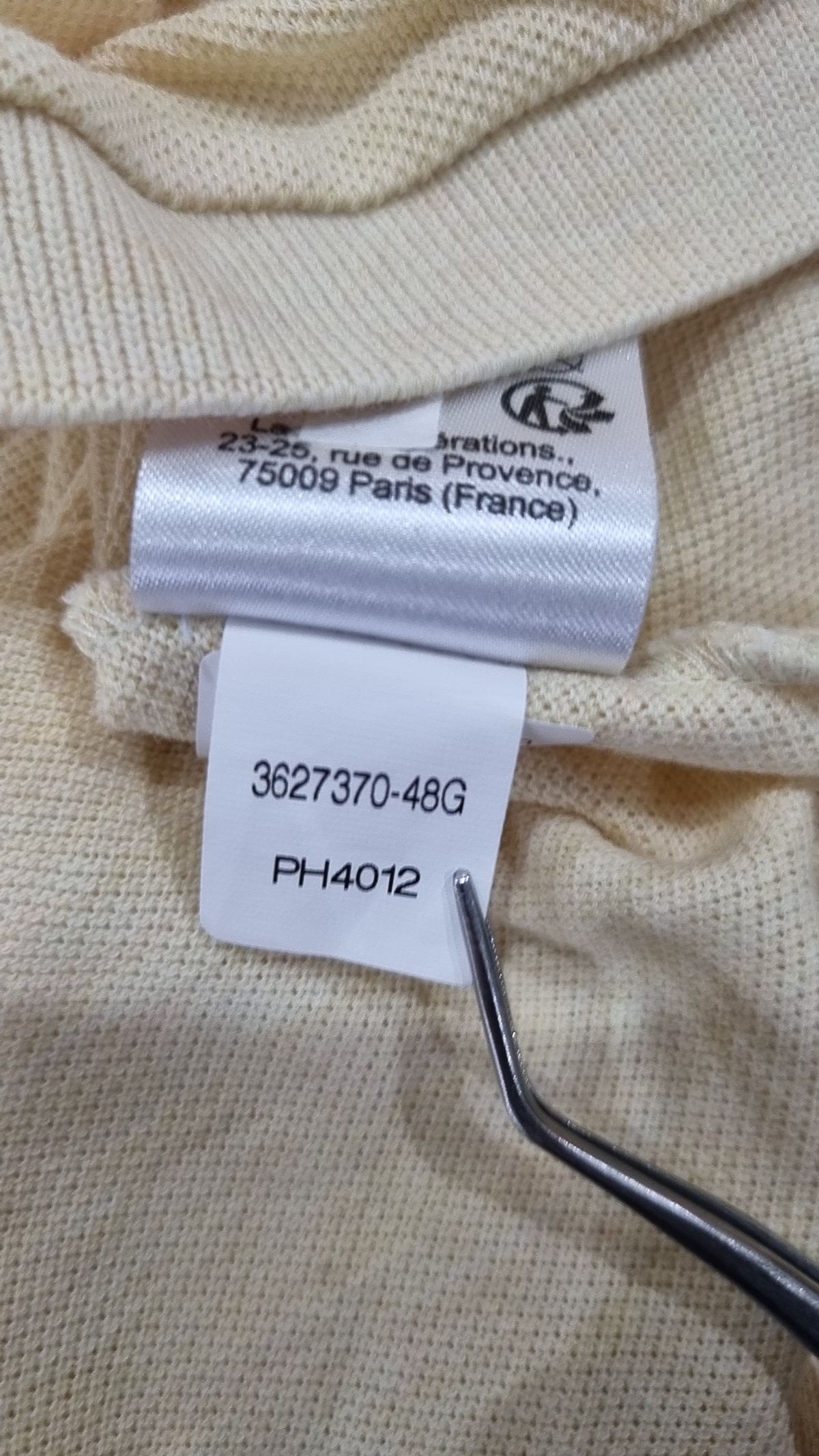라코스테(LACOSTE) 피케/카라 티셔츠 XL