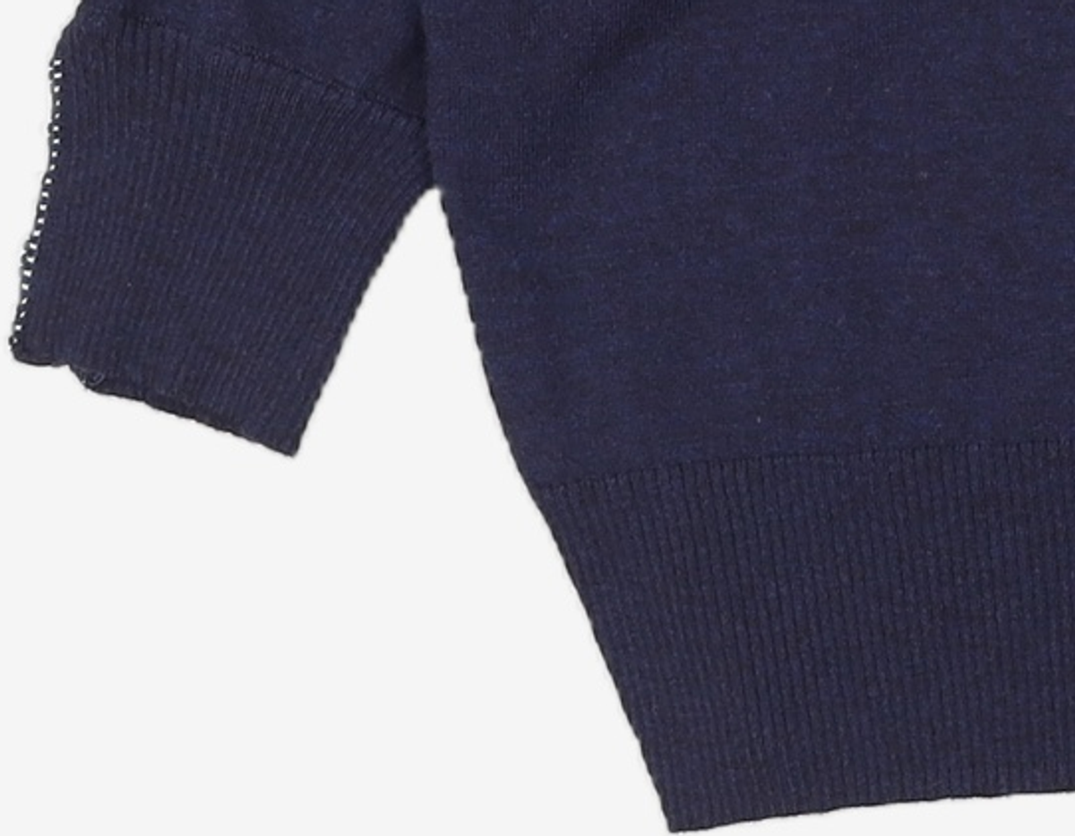 솔티페블(SALTY PEBBLE) LACE SLIT KNIT TOP [DARK NAVY] FREE